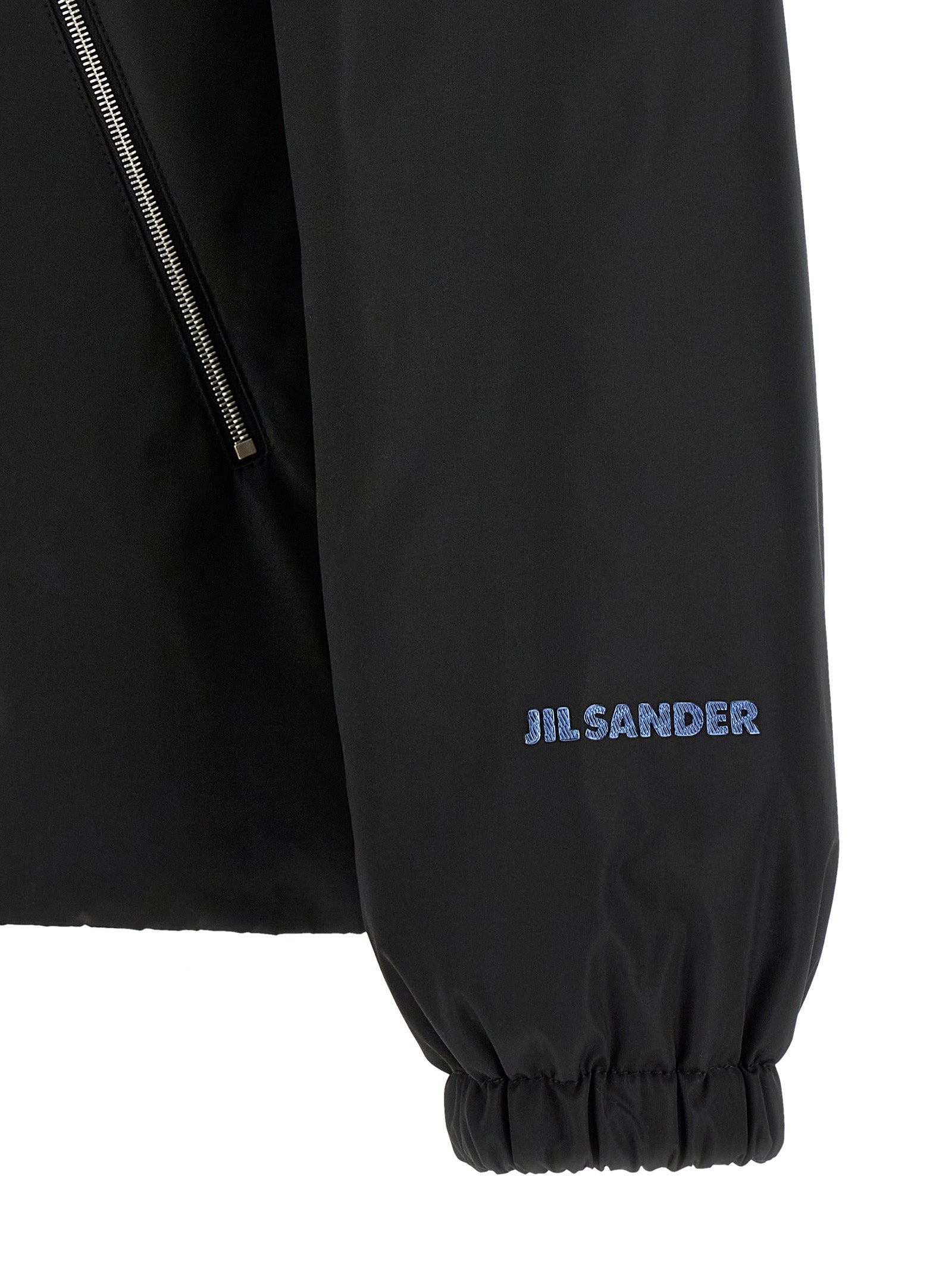 Jil Sander Black Polyester Full-Length Men's Jacket
