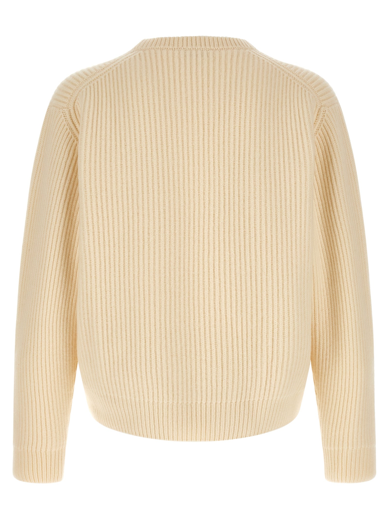 Jil Sander White Wool Men's Cardigan