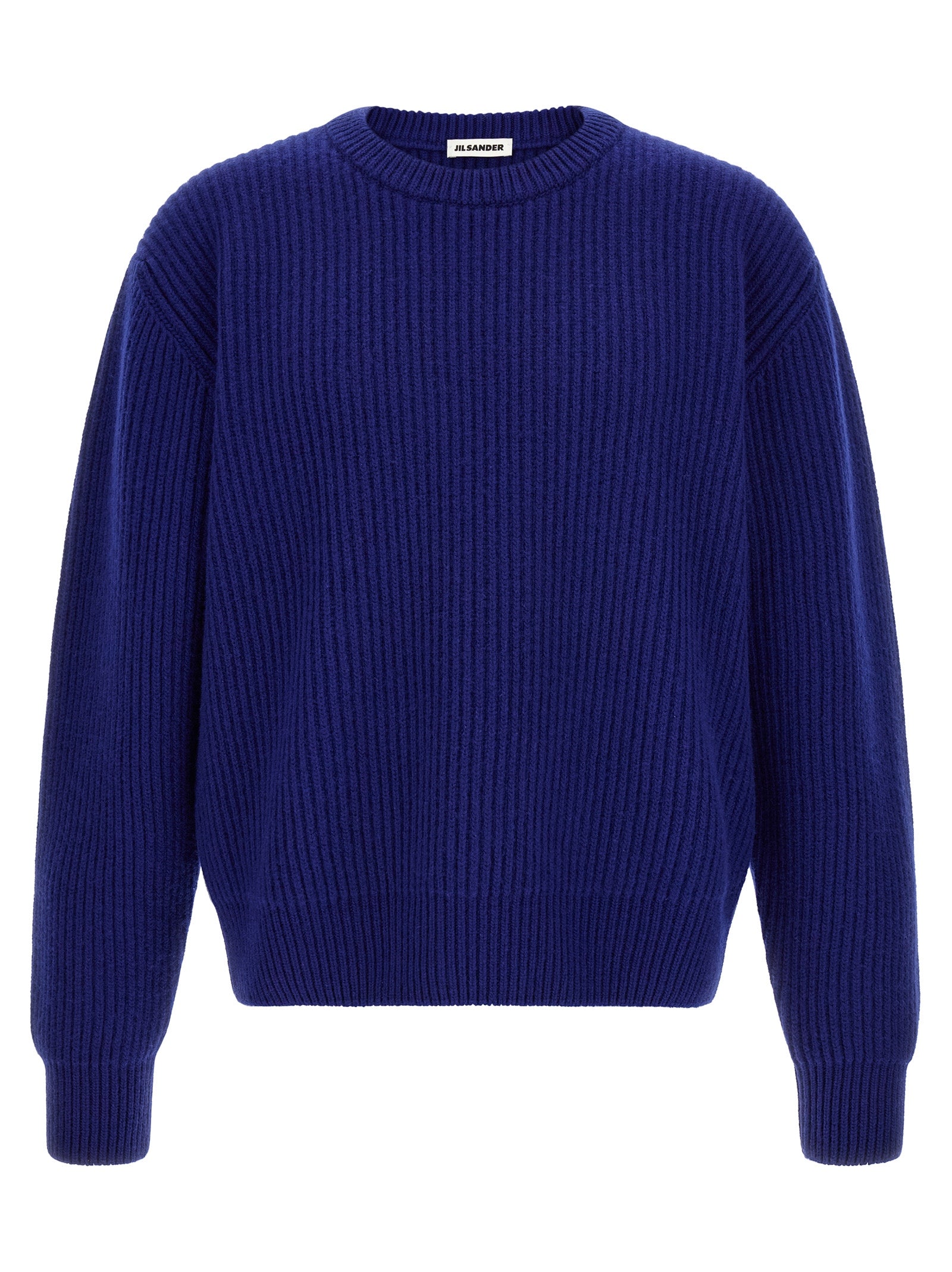 Jil Sander Blue Wool Men's Cardigan