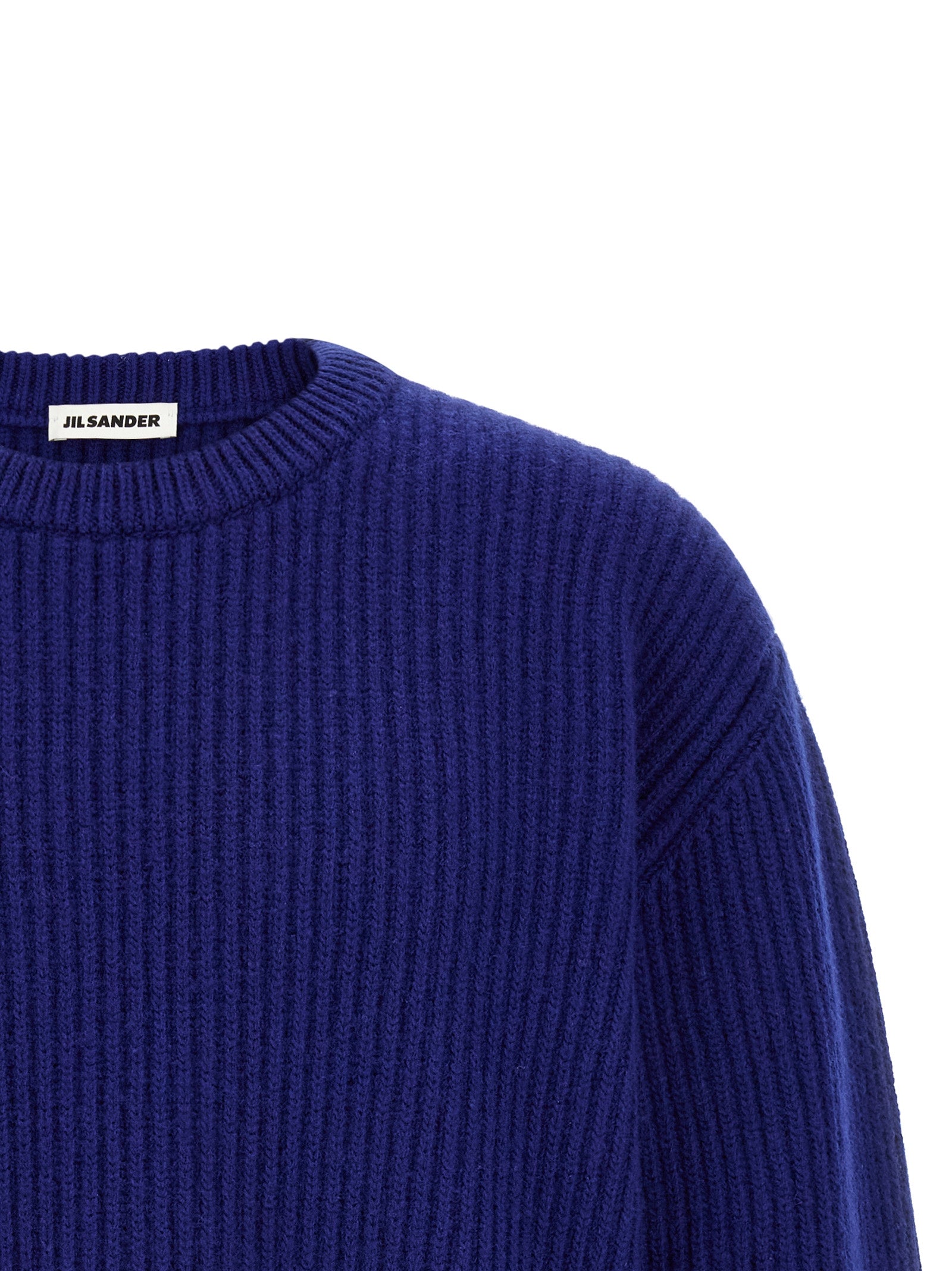 Jil Sander Blue Wool Men's Cardigan