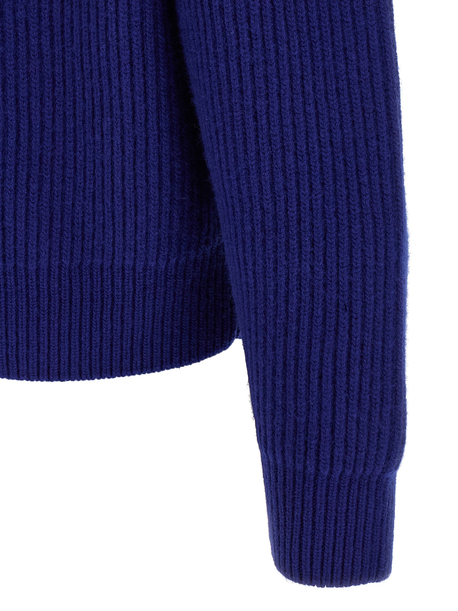 Jil Sander Blue Wool Men's Cardigan