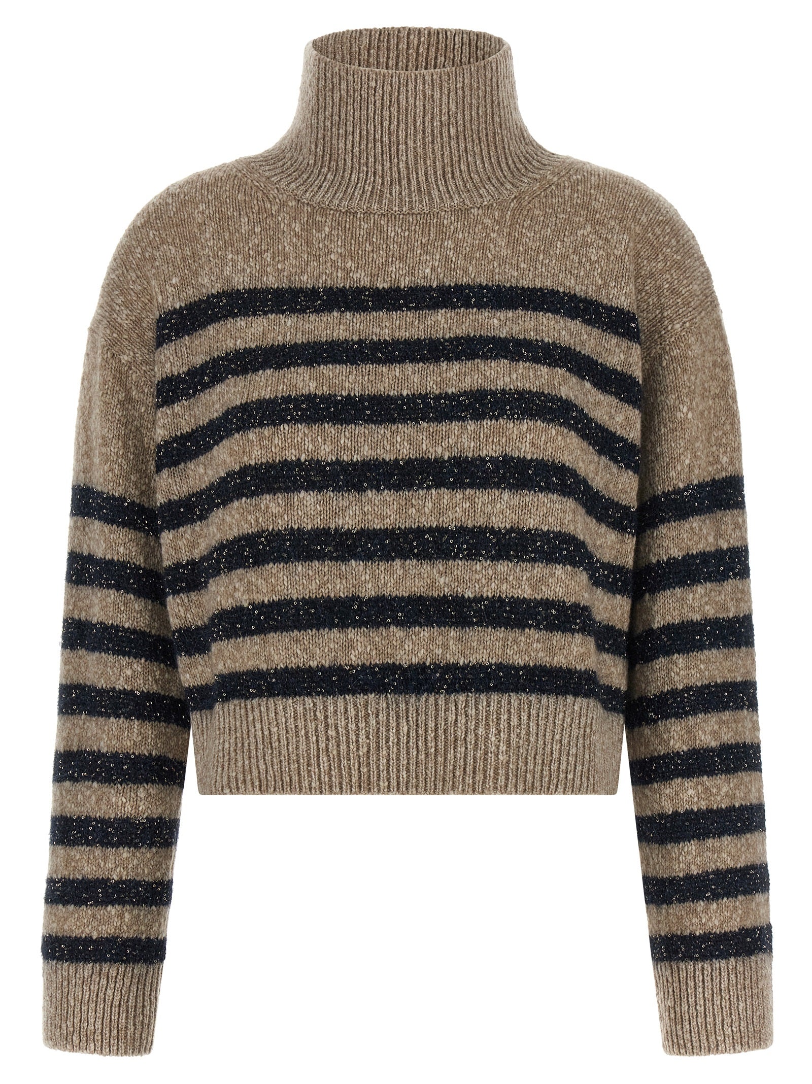 Brunello Cucinelli Multicolor Wool Women's Cardigan