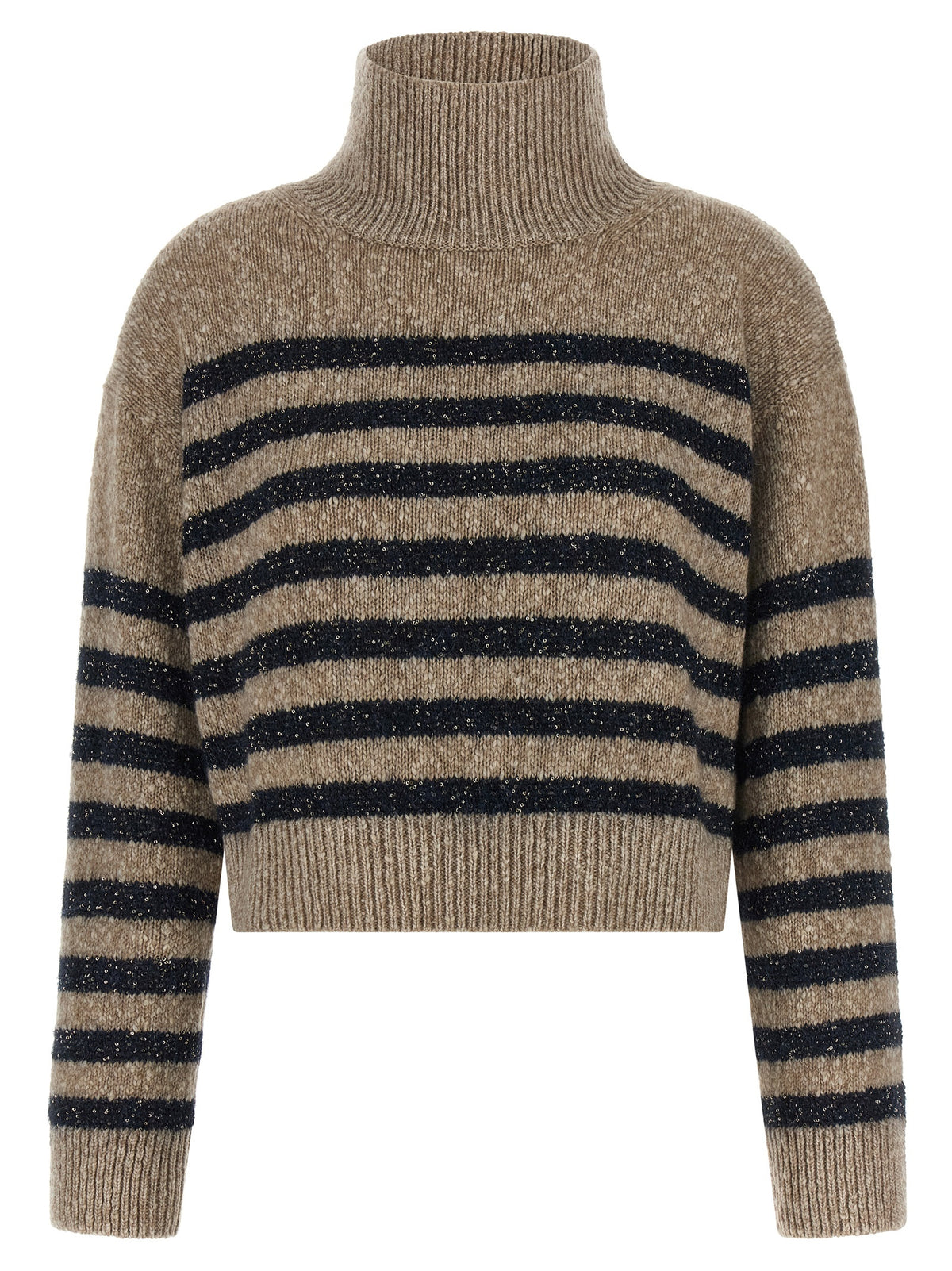 Brunello Cucinelli Multicolor Wool Women's Cardigan