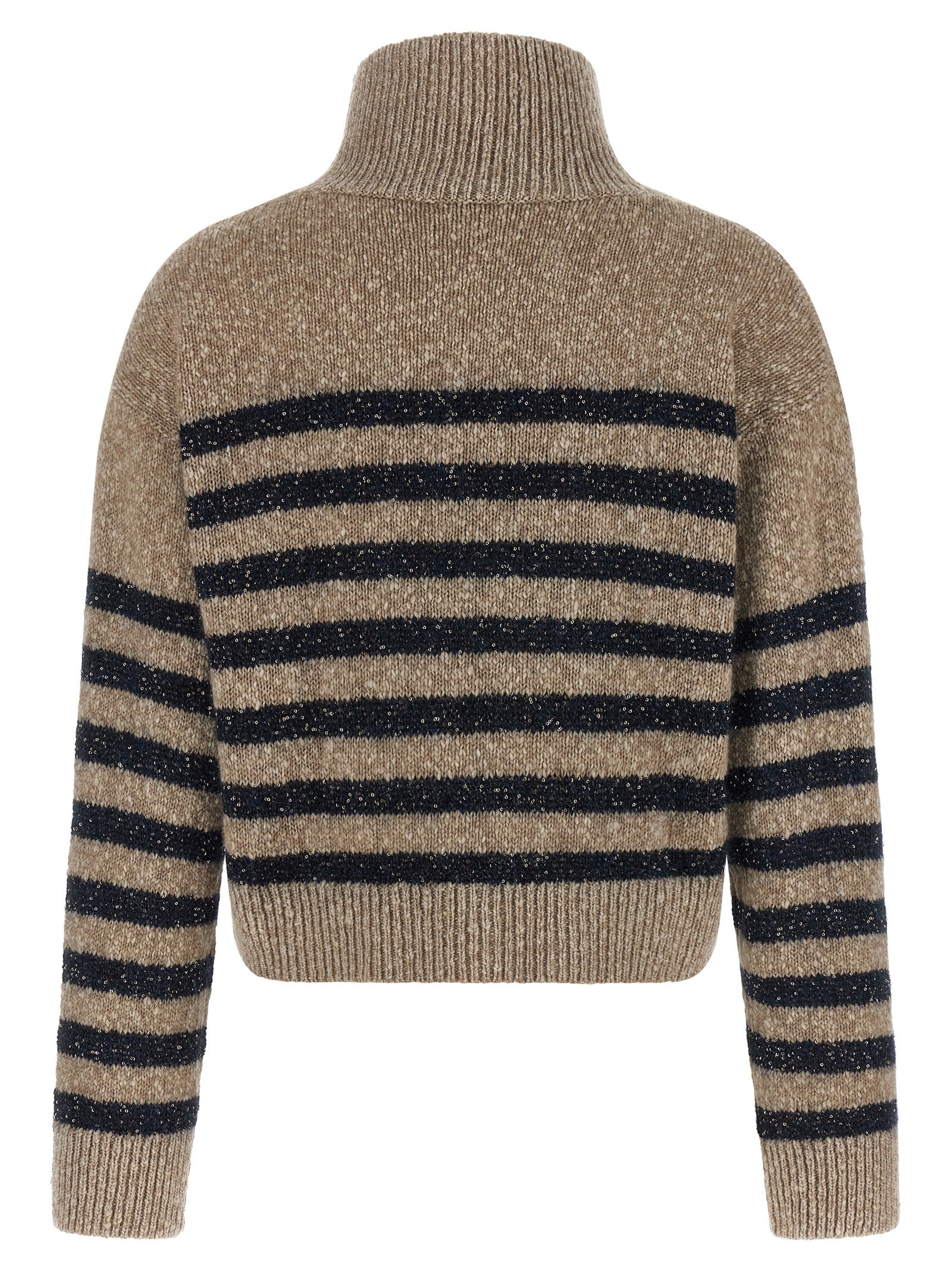 Brunello Cucinelli Multicolor Wool Women's Cardigan