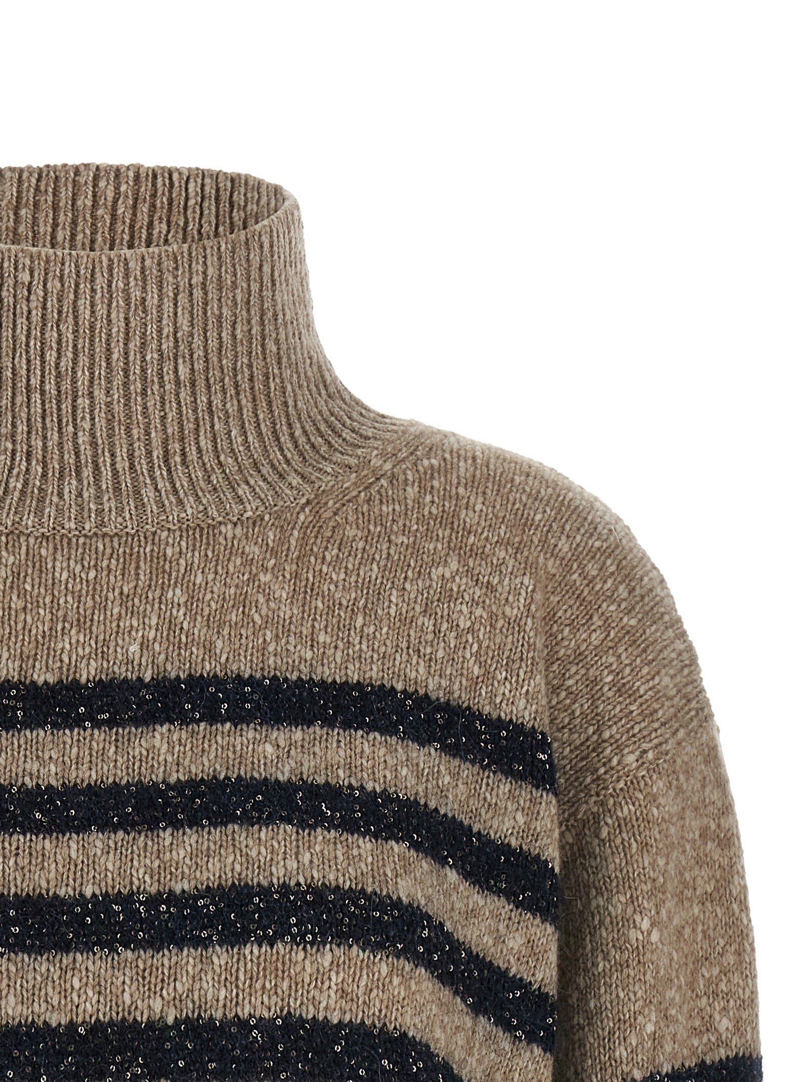Brunello Cucinelli Multicolor Wool Women's Cardigan