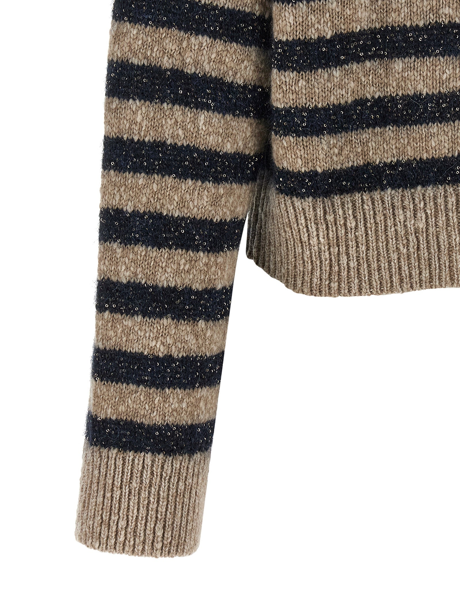 Brunello Cucinelli Multicolor Wool Women's Cardigan