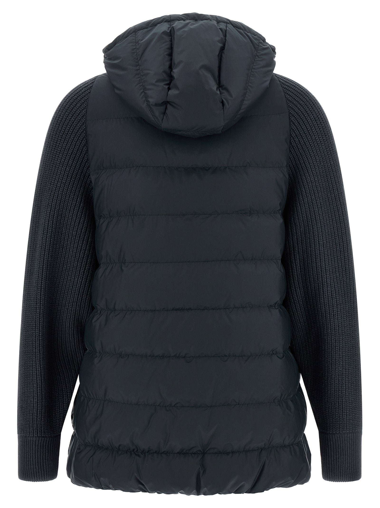 Brunello Cucinelli Blue Polyester Full-Length Women's Jacket
