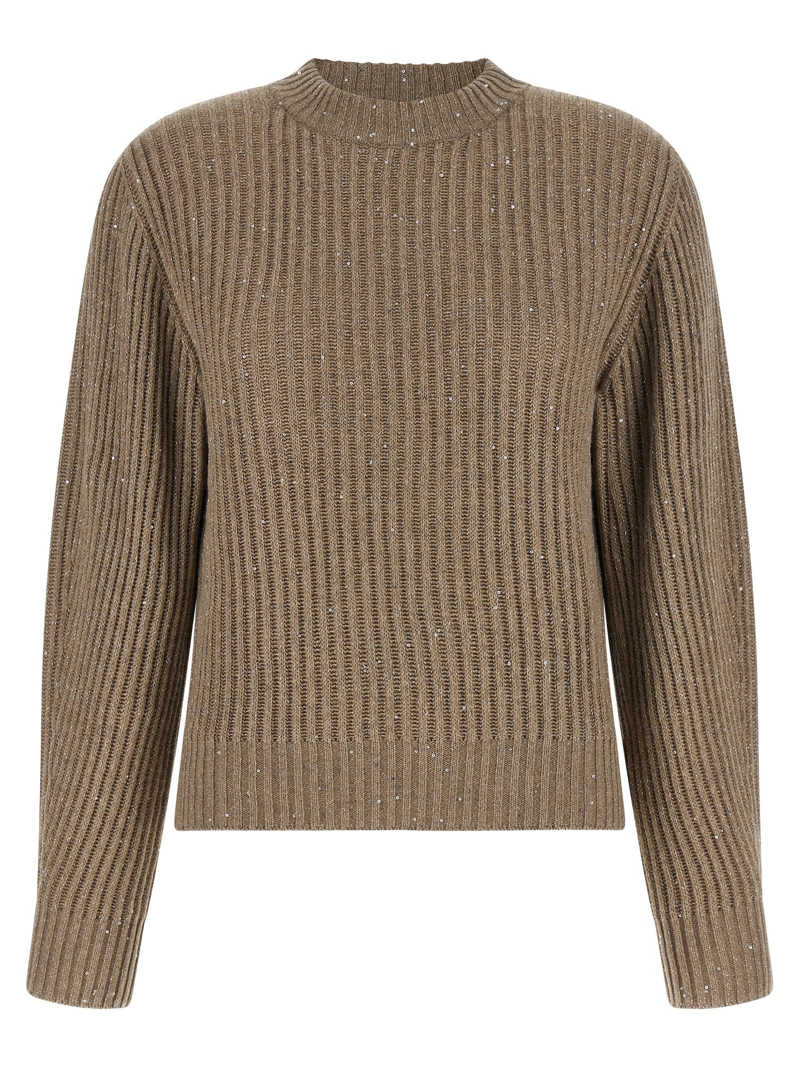 Brunello Cucinelli Beige Cashmere Women's Cardigan