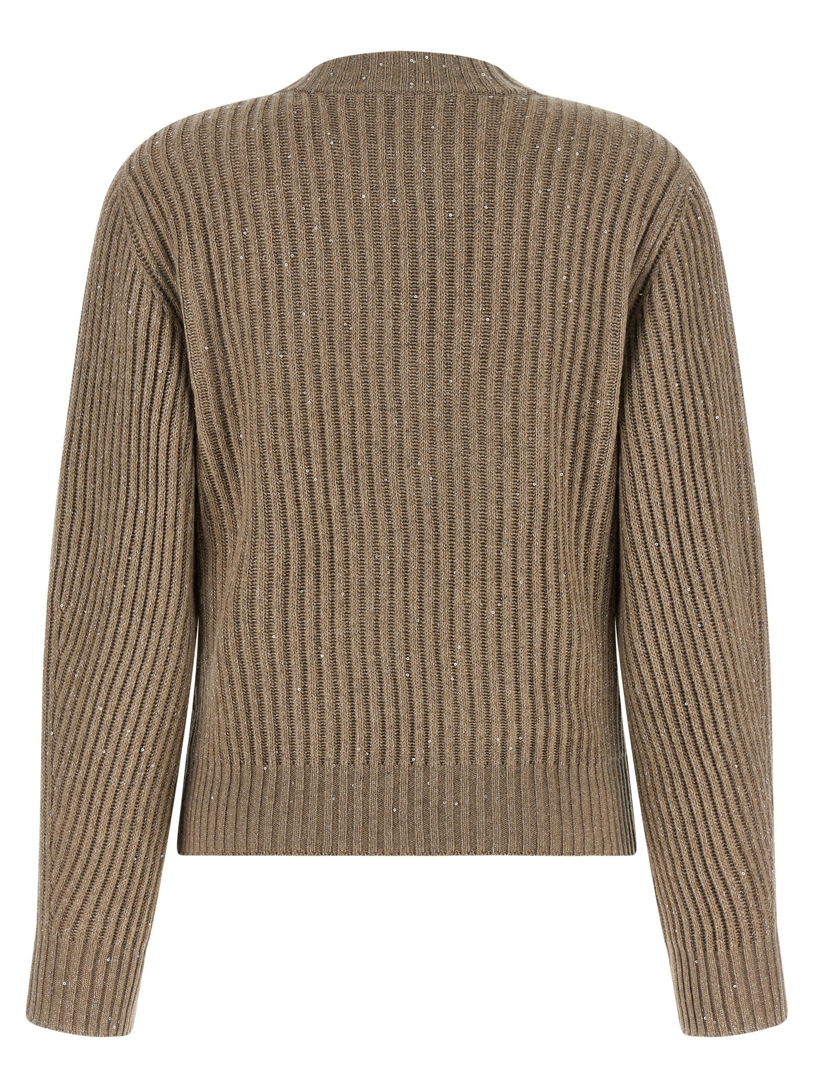 Brunello Cucinelli Beige Cashmere Women's Cardigan