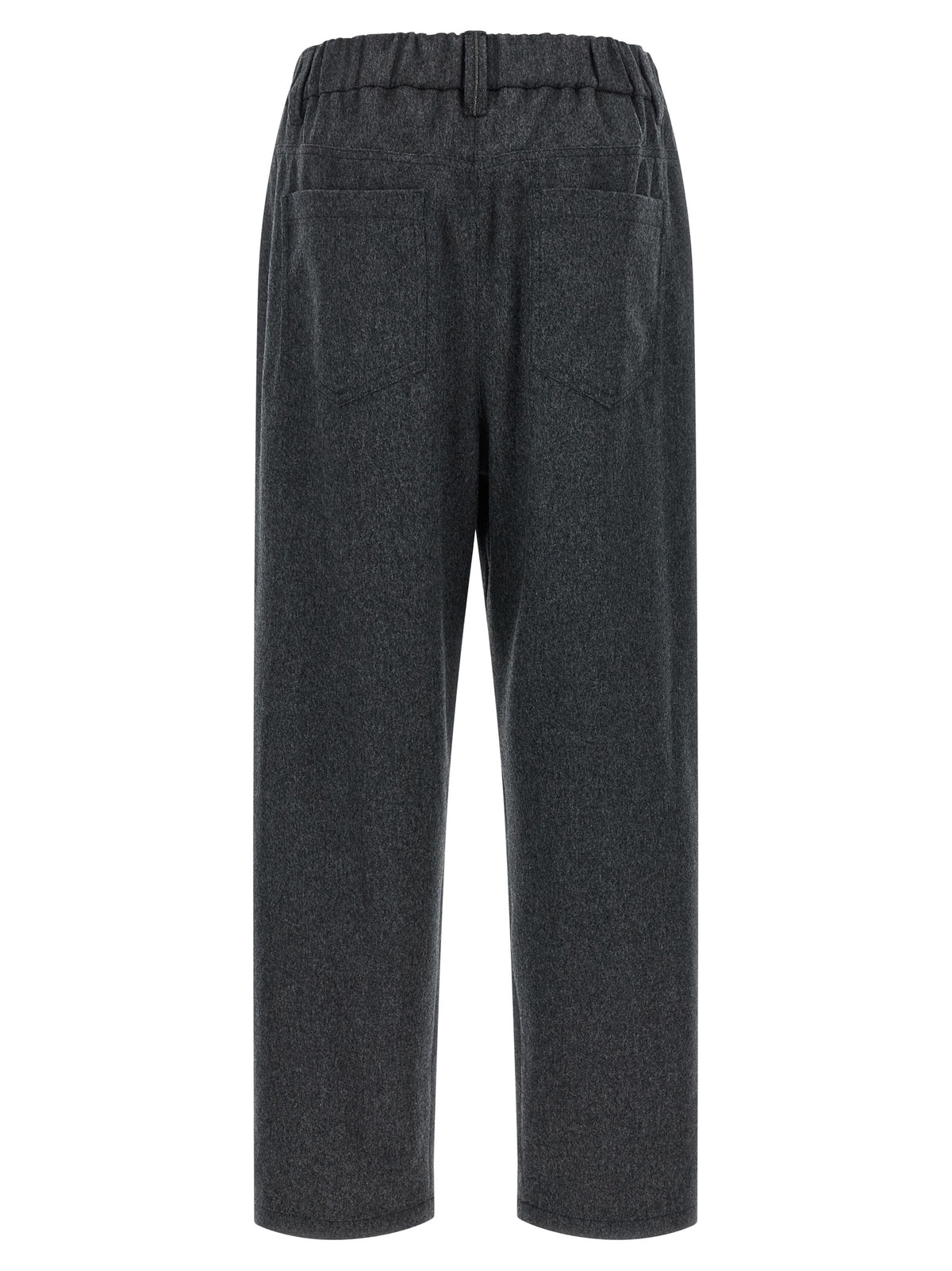 Brunello Cucinelli Gray Wool Women's Pants