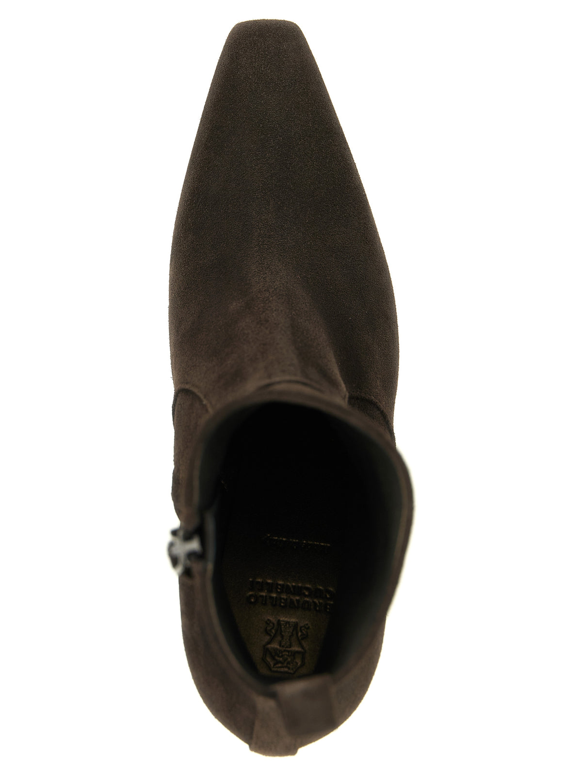Brunello Cucinelli Brown Calfskin Ankle Women's Boots