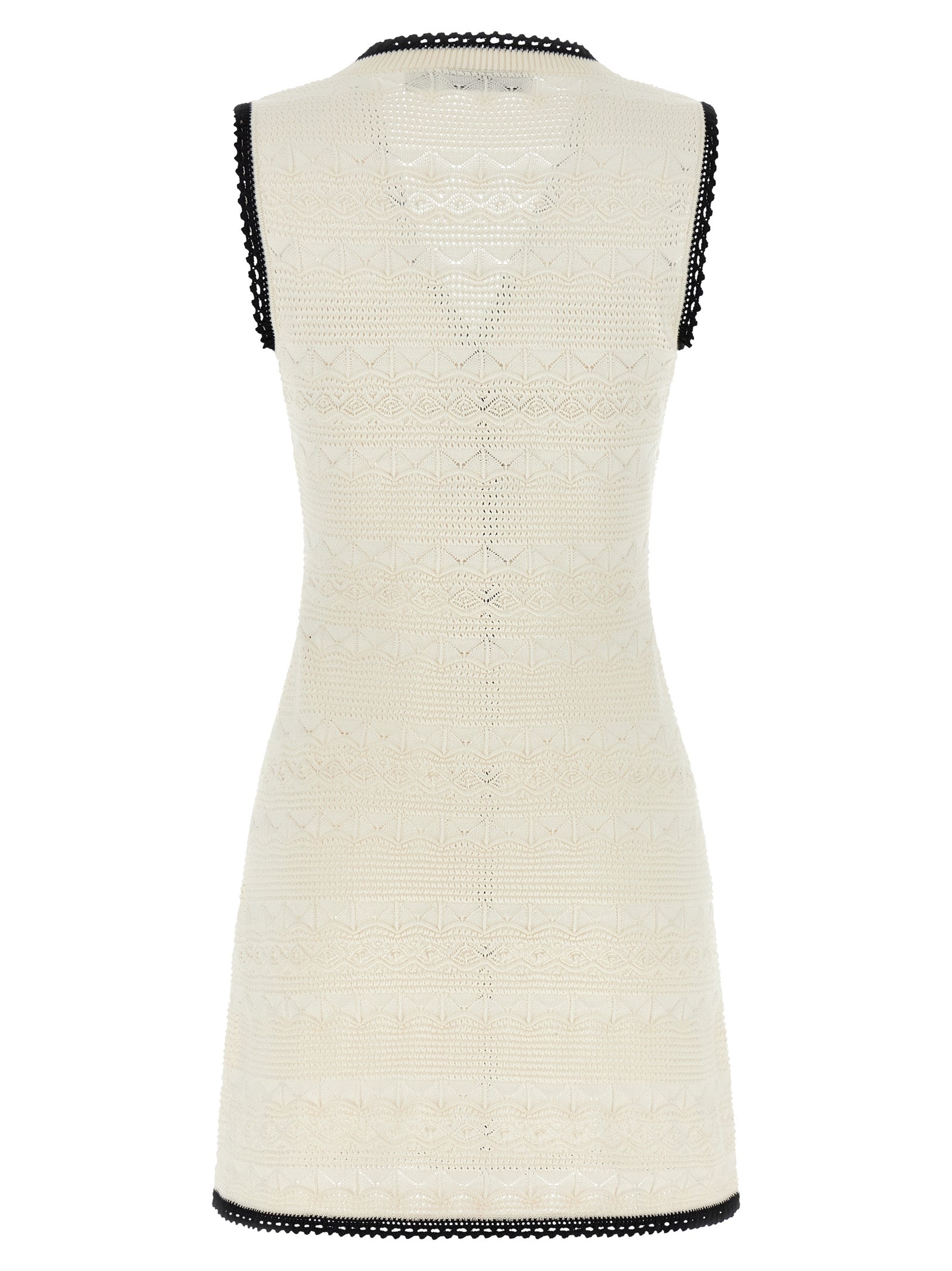 Self-Portrait Bicolor Cotton Short Women's Dress