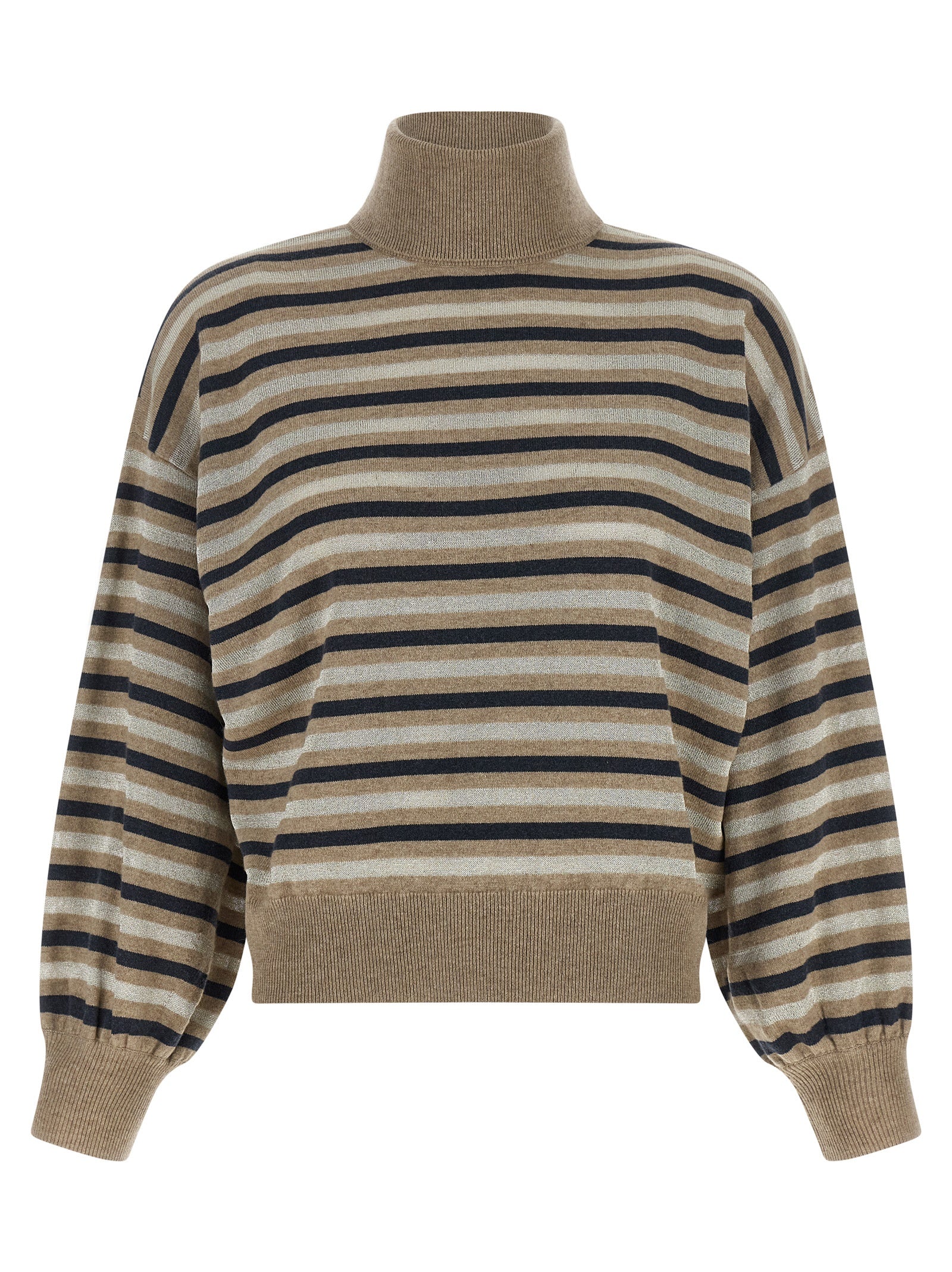 Brunello Cucinelli Multicolor Virgin Wool Women's Cardigan