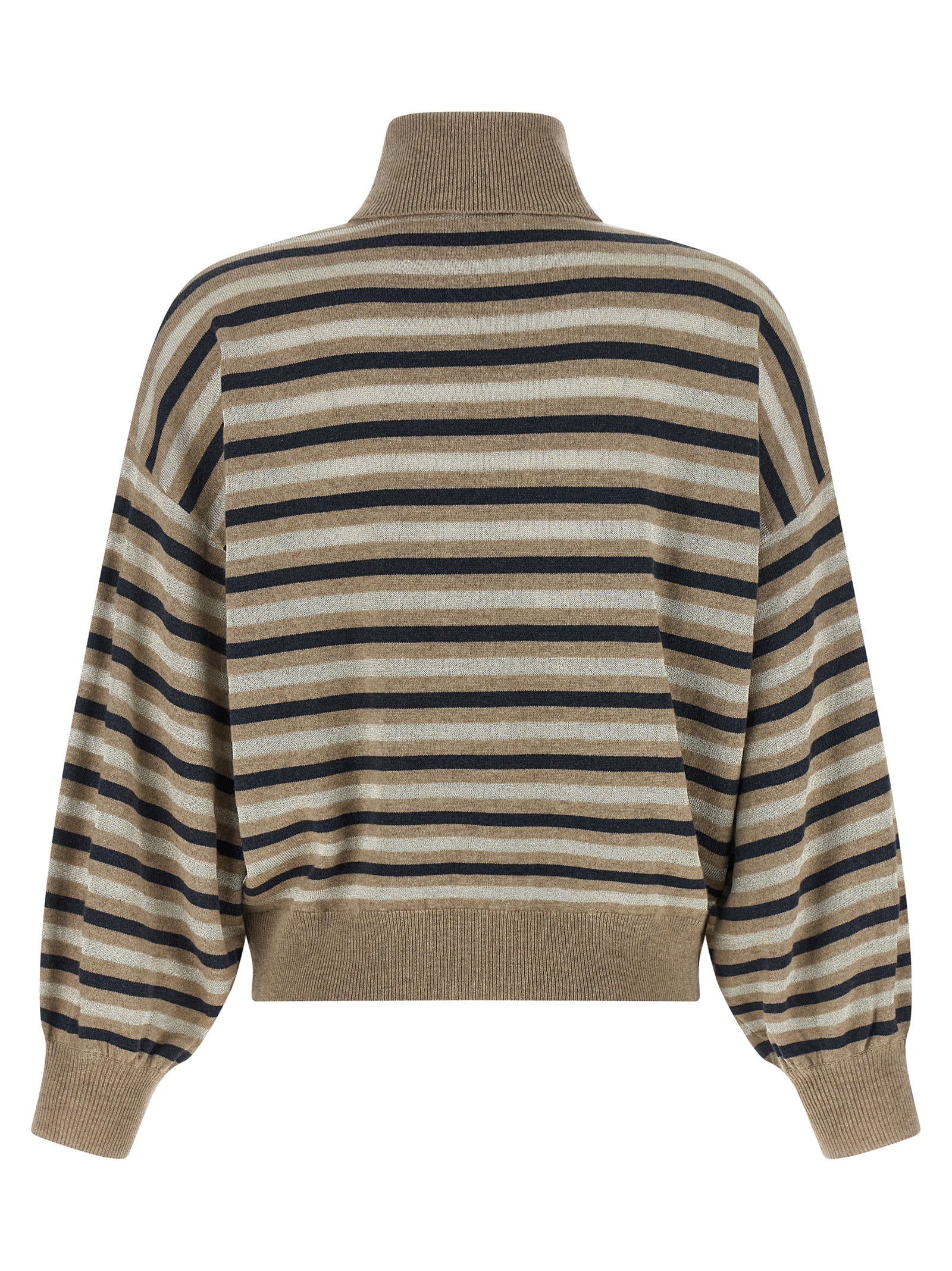 Brunello Cucinelli Multicolor Virgin Wool Women's Cardigan