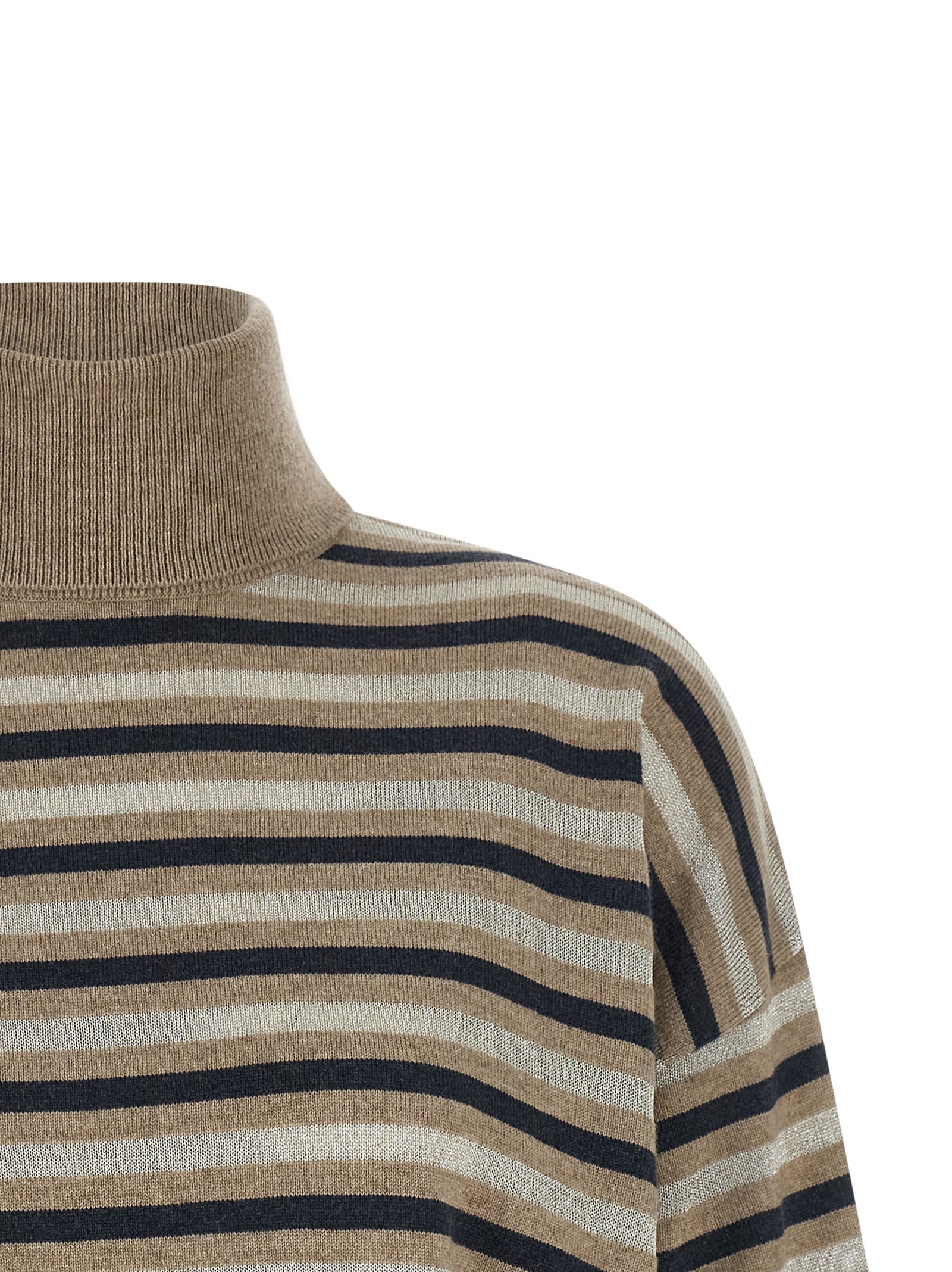 Brunello Cucinelli Multicolor Virgin Wool Women's Cardigan