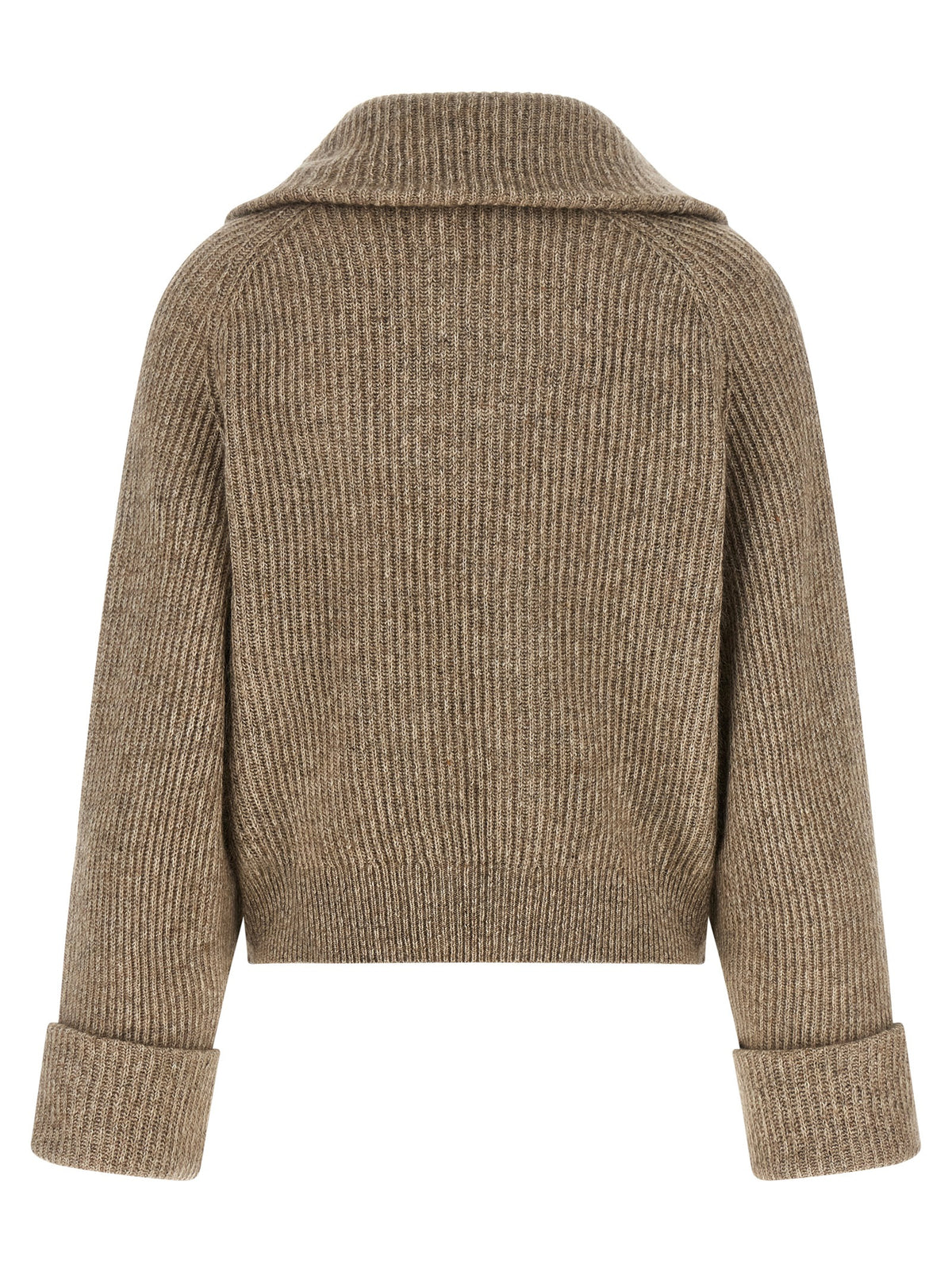 Brunello Cucinelli Beige Cashmere Women's Cardigan