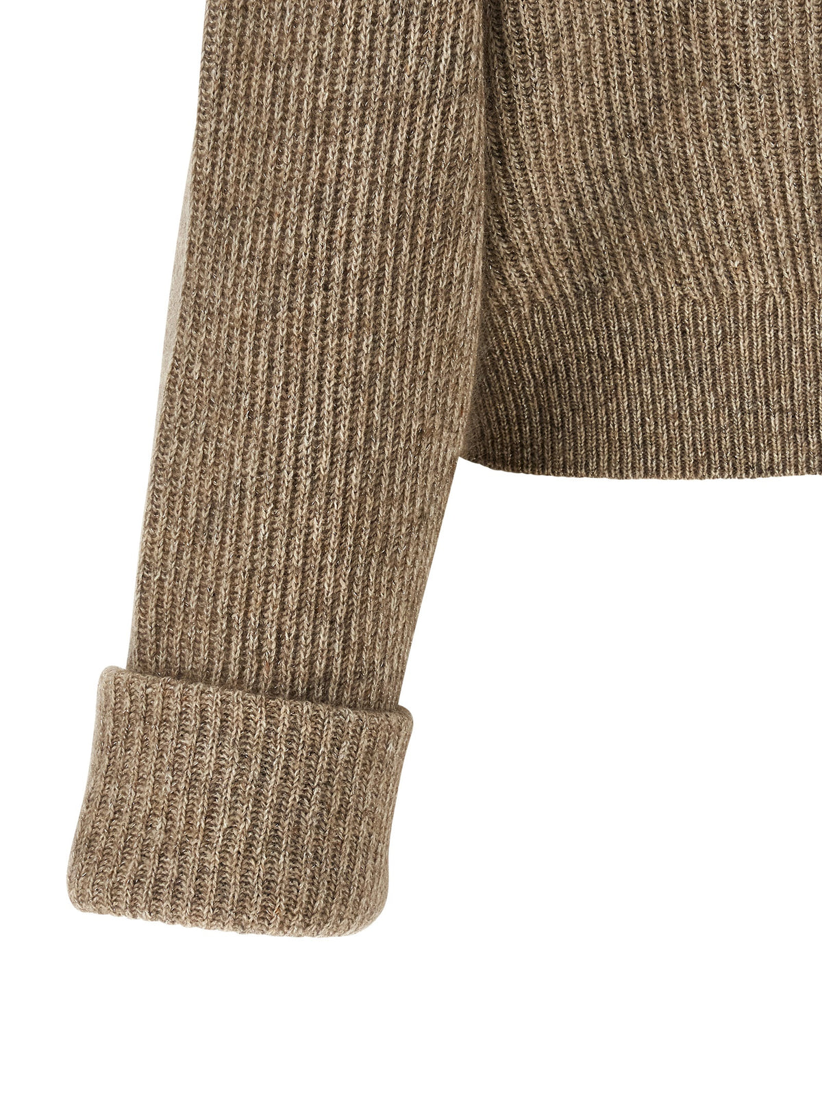 Brunello Cucinelli Beige Cashmere Women's Cardigan