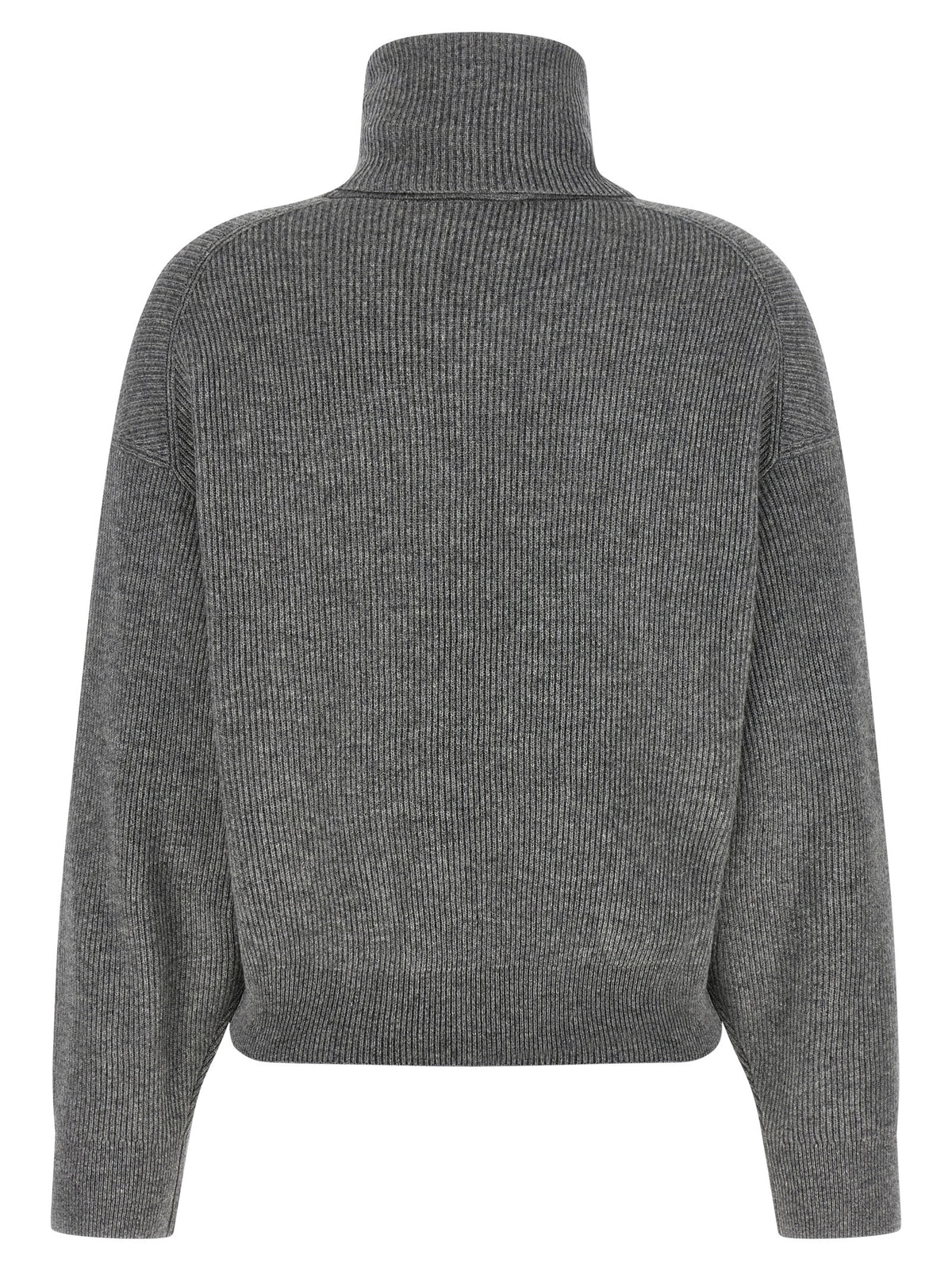 Brunello Cucinelli Gray Virgin Wool Women's Cardigan
