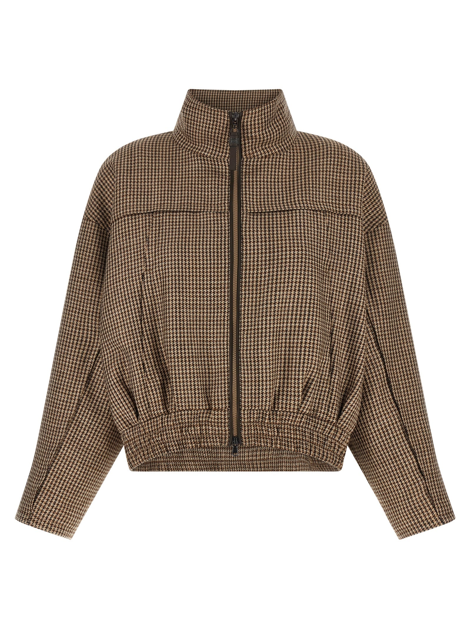Brunello Cucinelli Brown Virgin Wool Women's Jacket