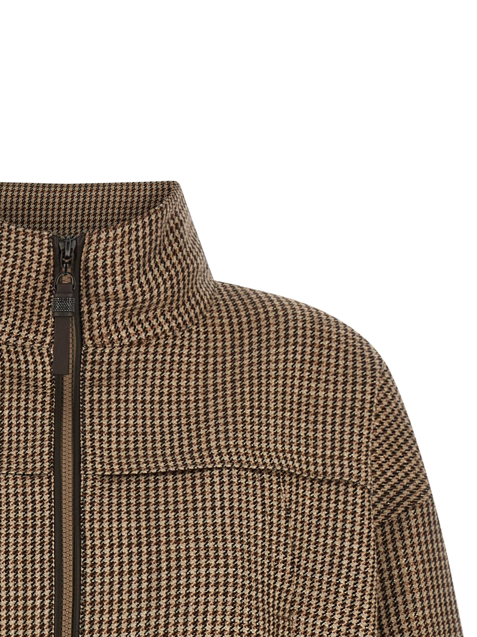 Brunello Cucinelli Brown Virgin Wool Women's Jacket
