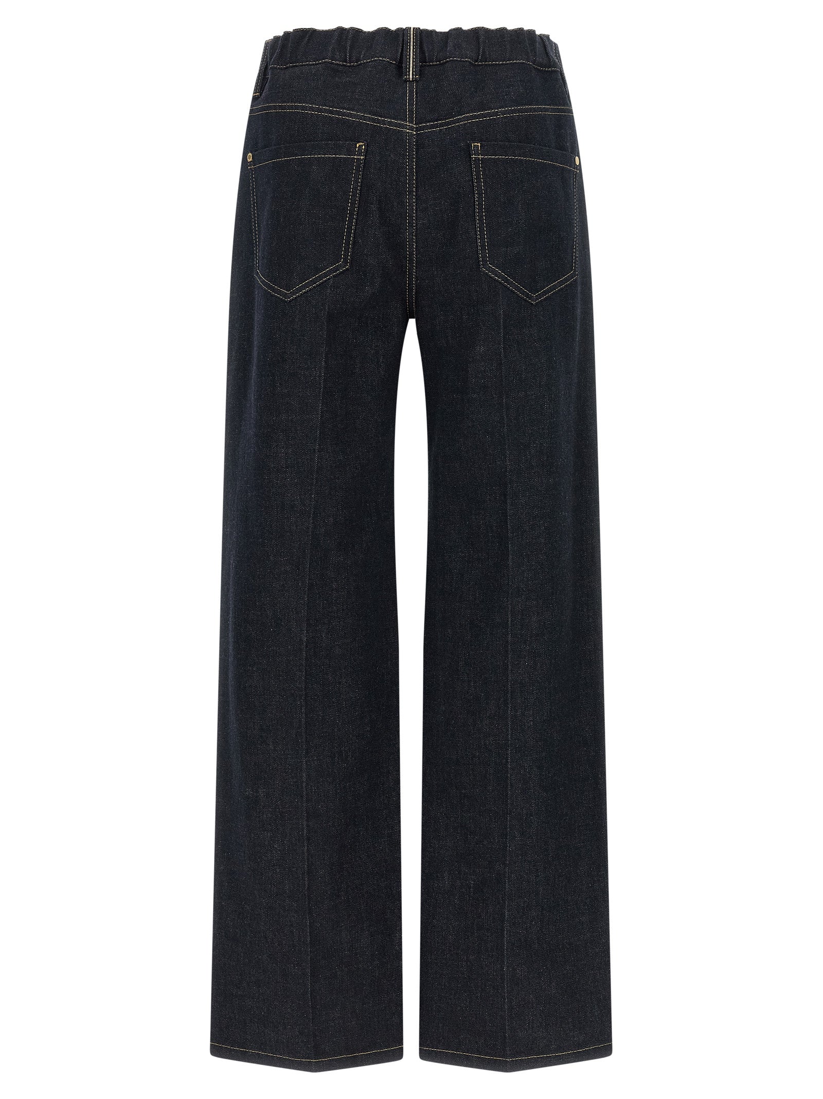 Brunello Cucinelli Blue Cotton Jeans Women's Denim