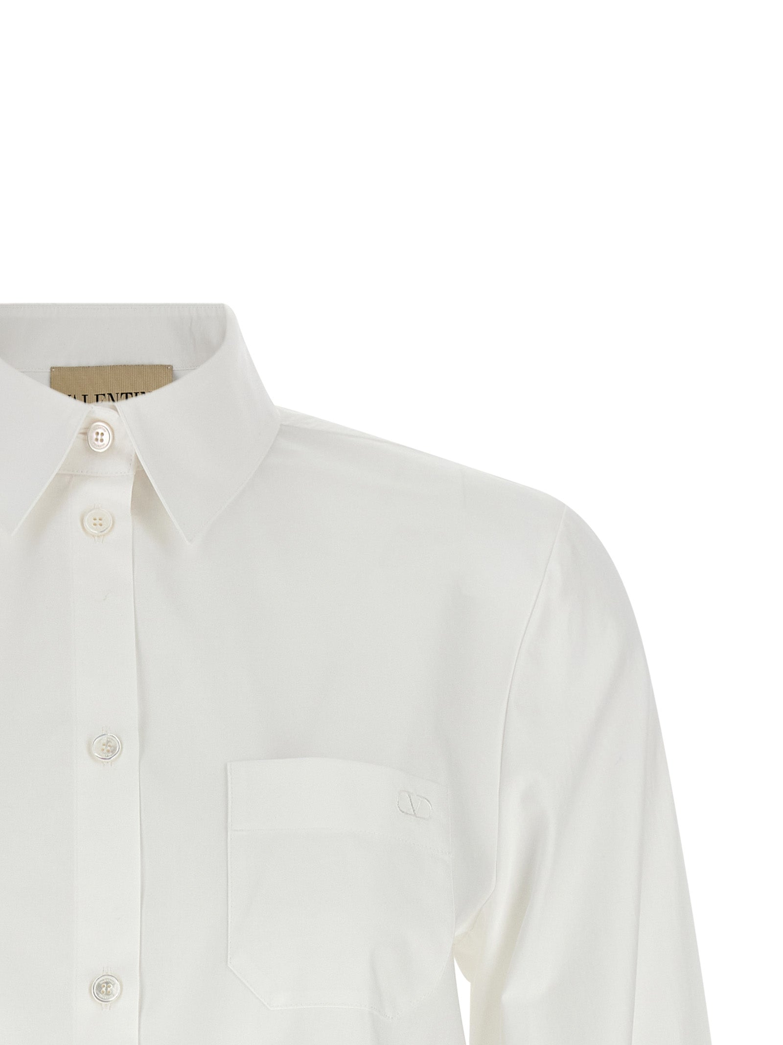 Valentino Garavani White Cotton Women's Blouse
