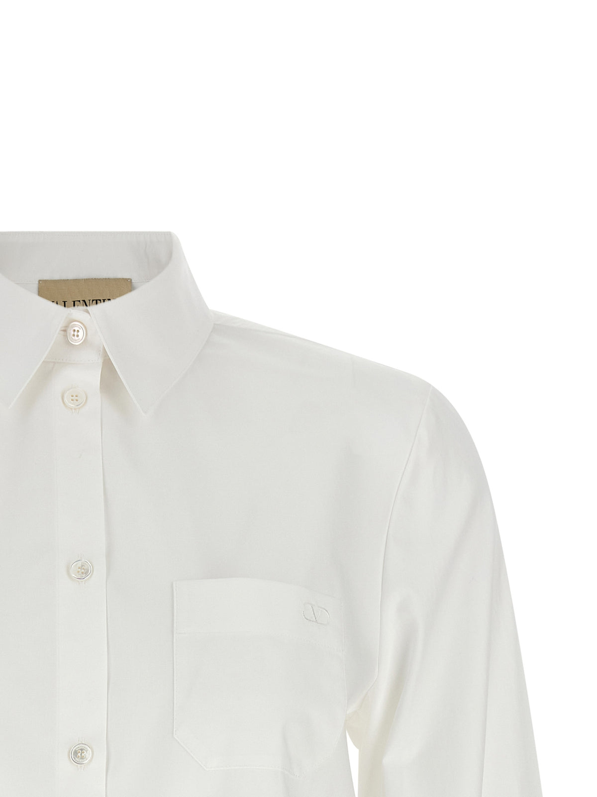 Valentino Garavani White Cotton Women's Blouse