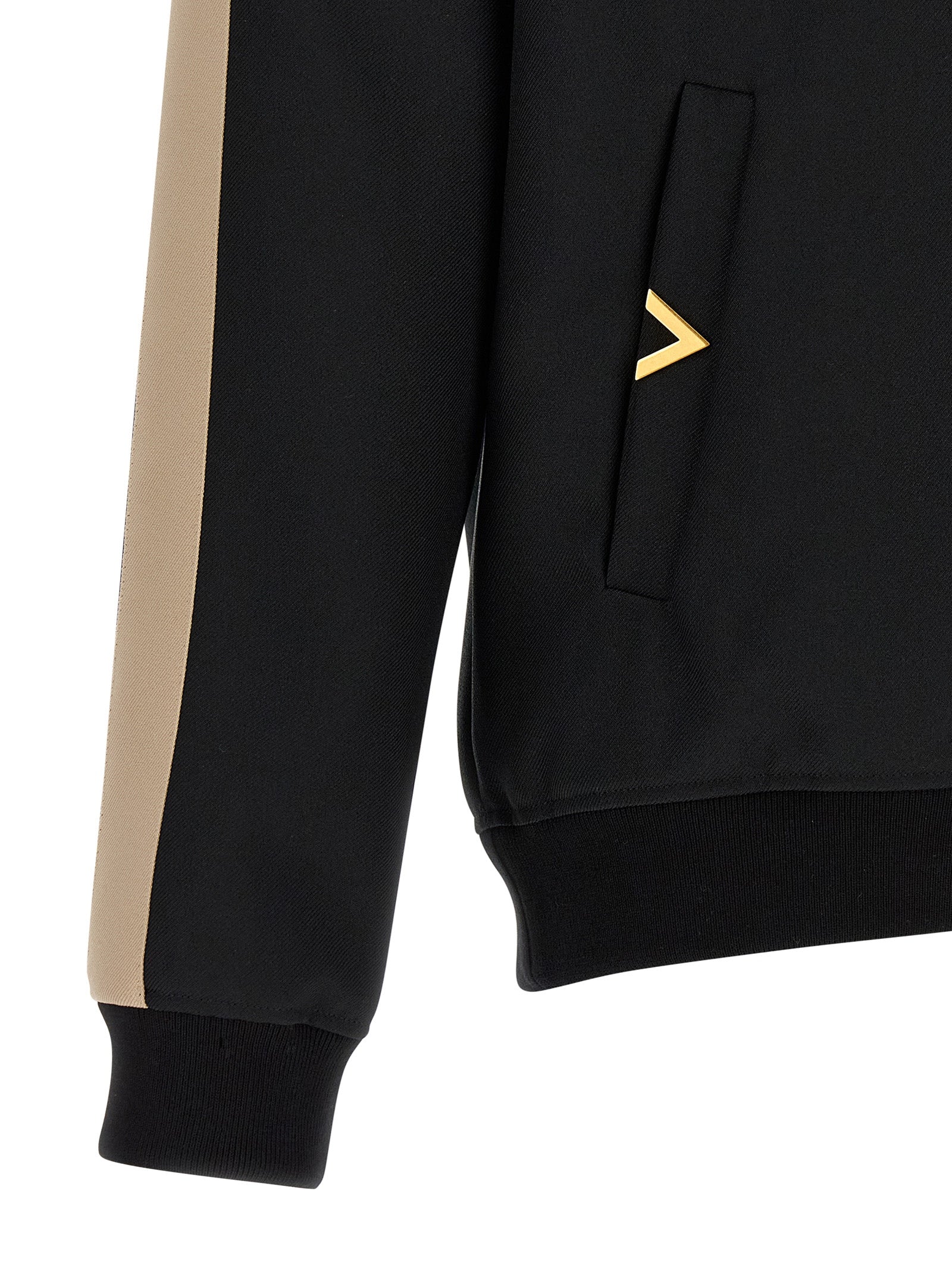 Valentino Garavani Black Polyester Men's Sweatshirt