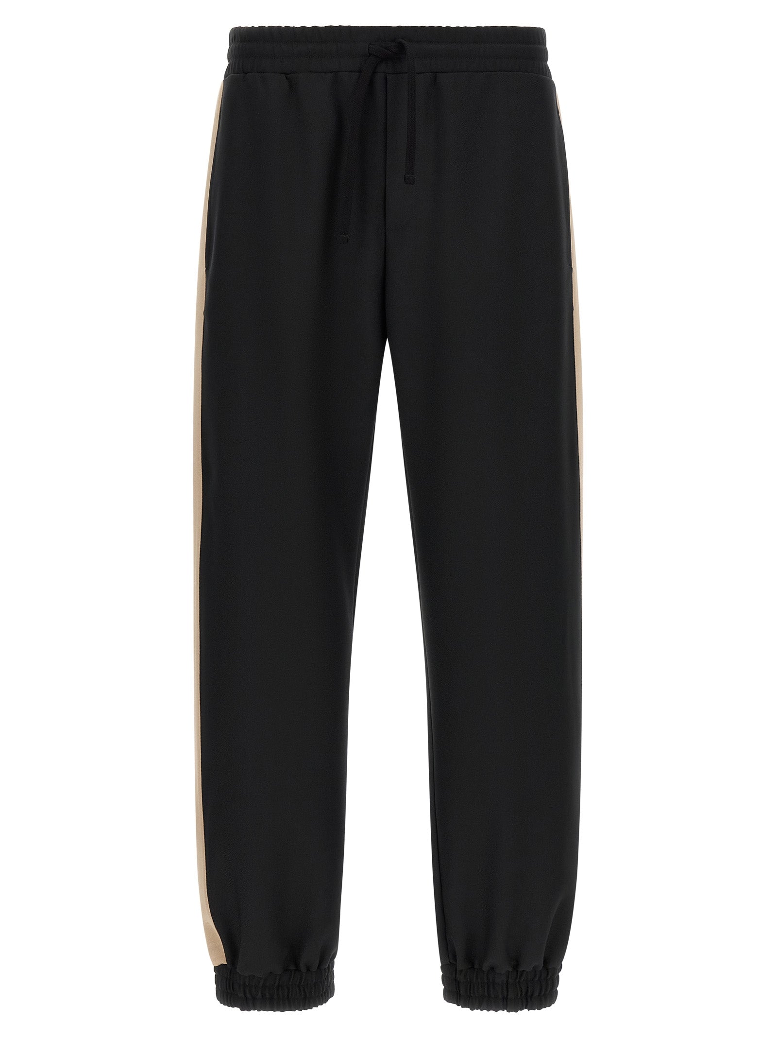 Valentino Garavani Black Polyester Athletic Men's Pants