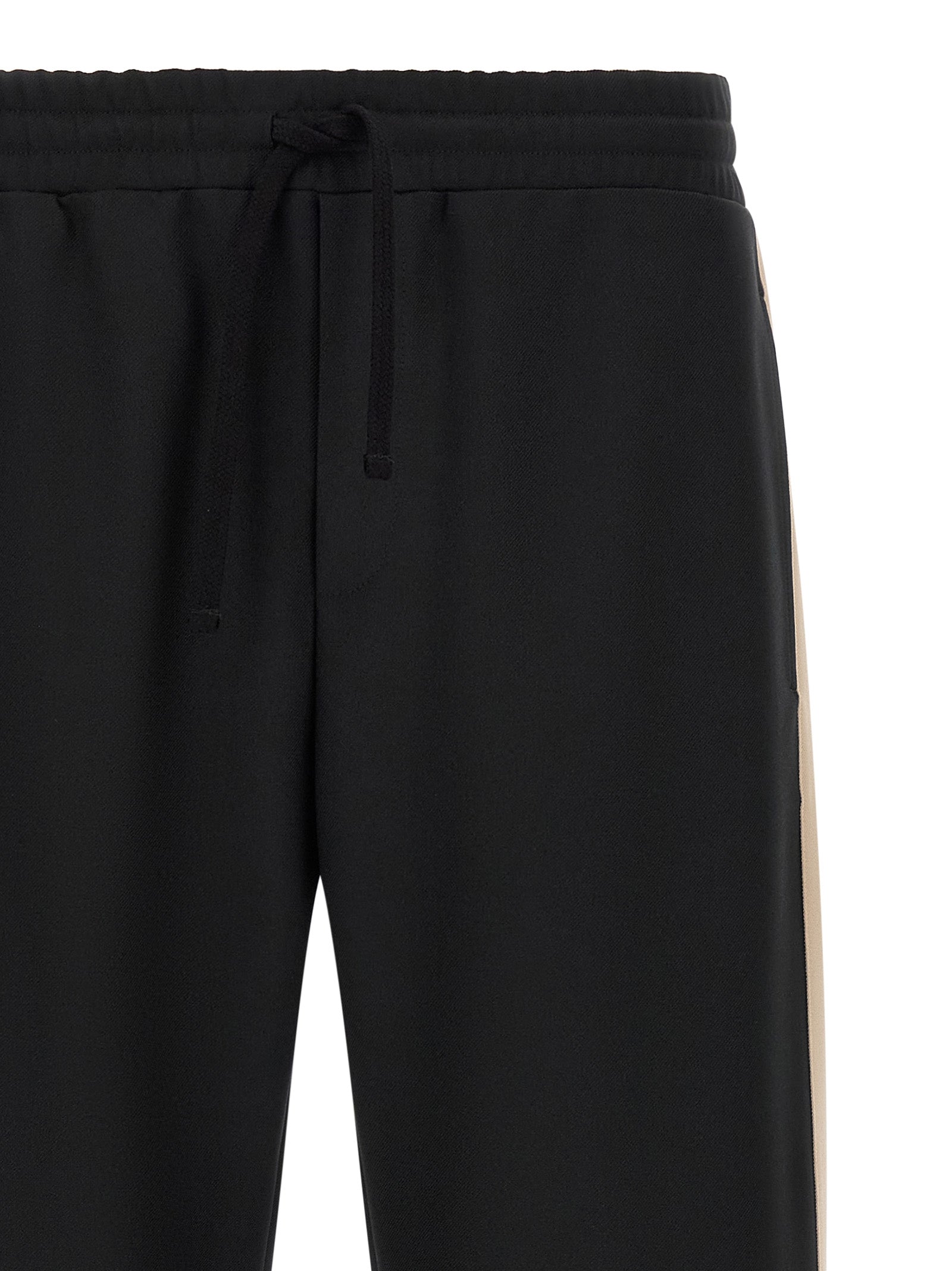 Valentino Garavani Black Polyester Athletic Men's Pants