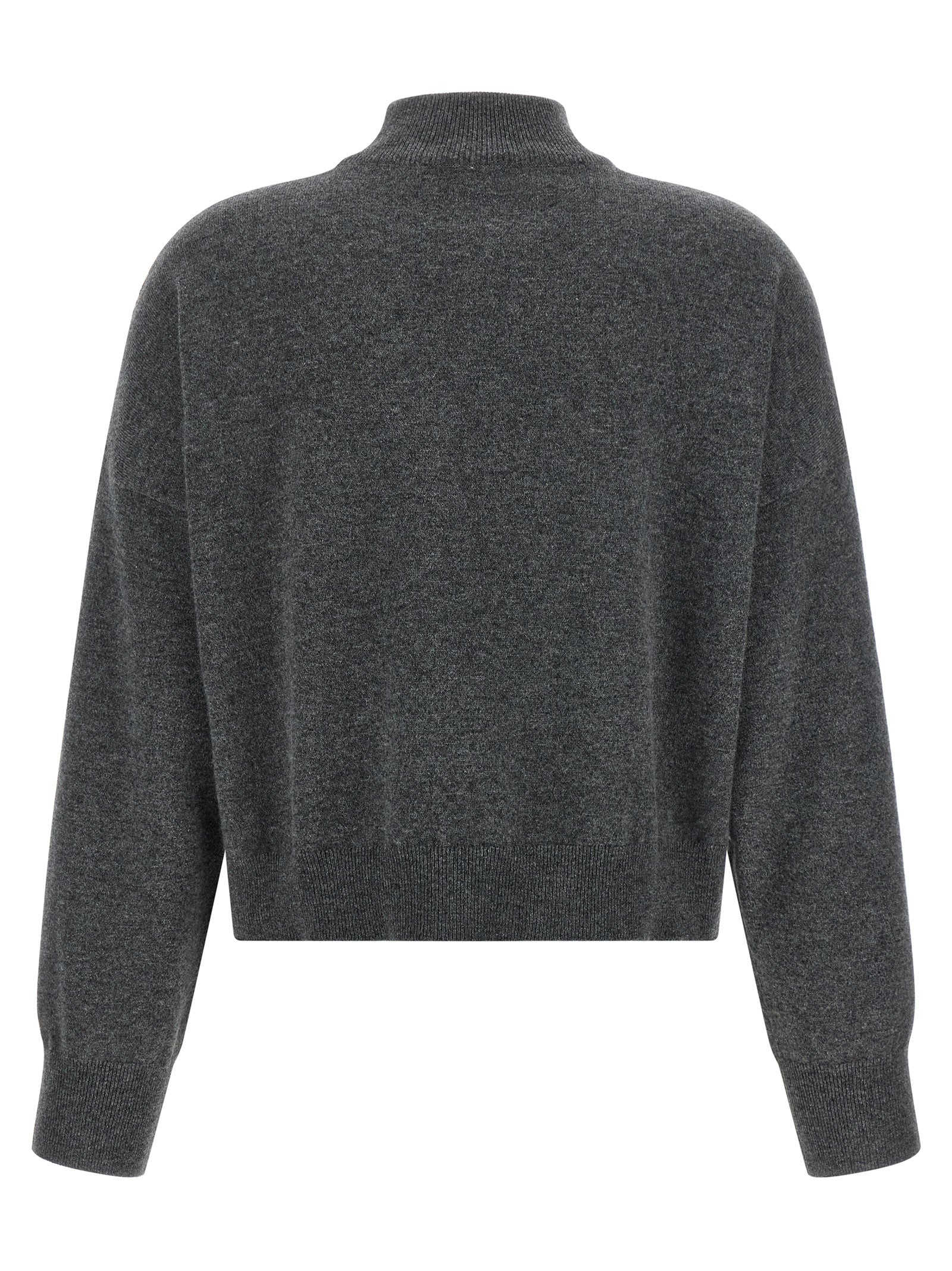 Brunello Cucinelli Gray Cashmere Women's Cardigan