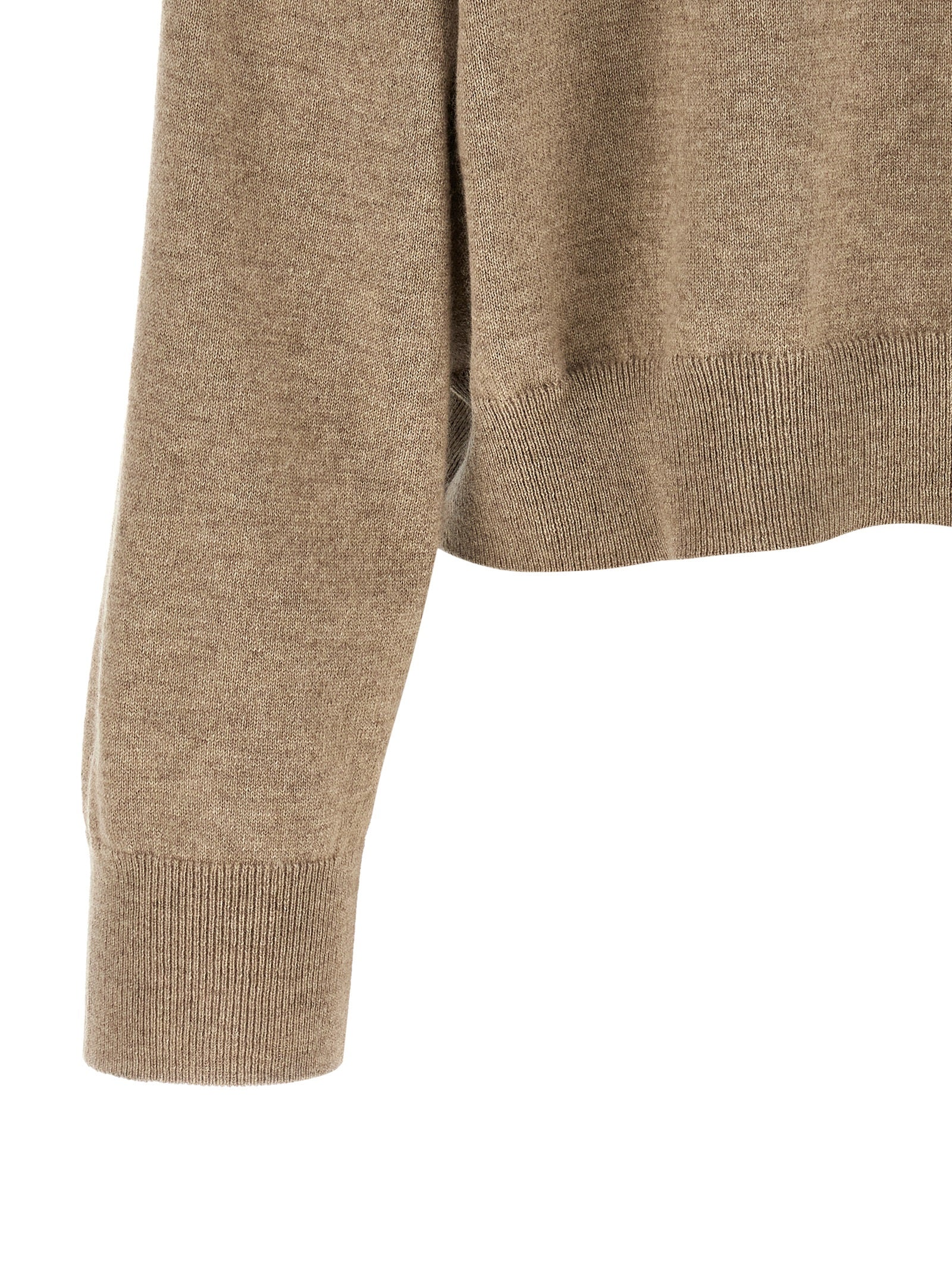 Brunello Cucinelli Beige Cashmere Women's Cardigan