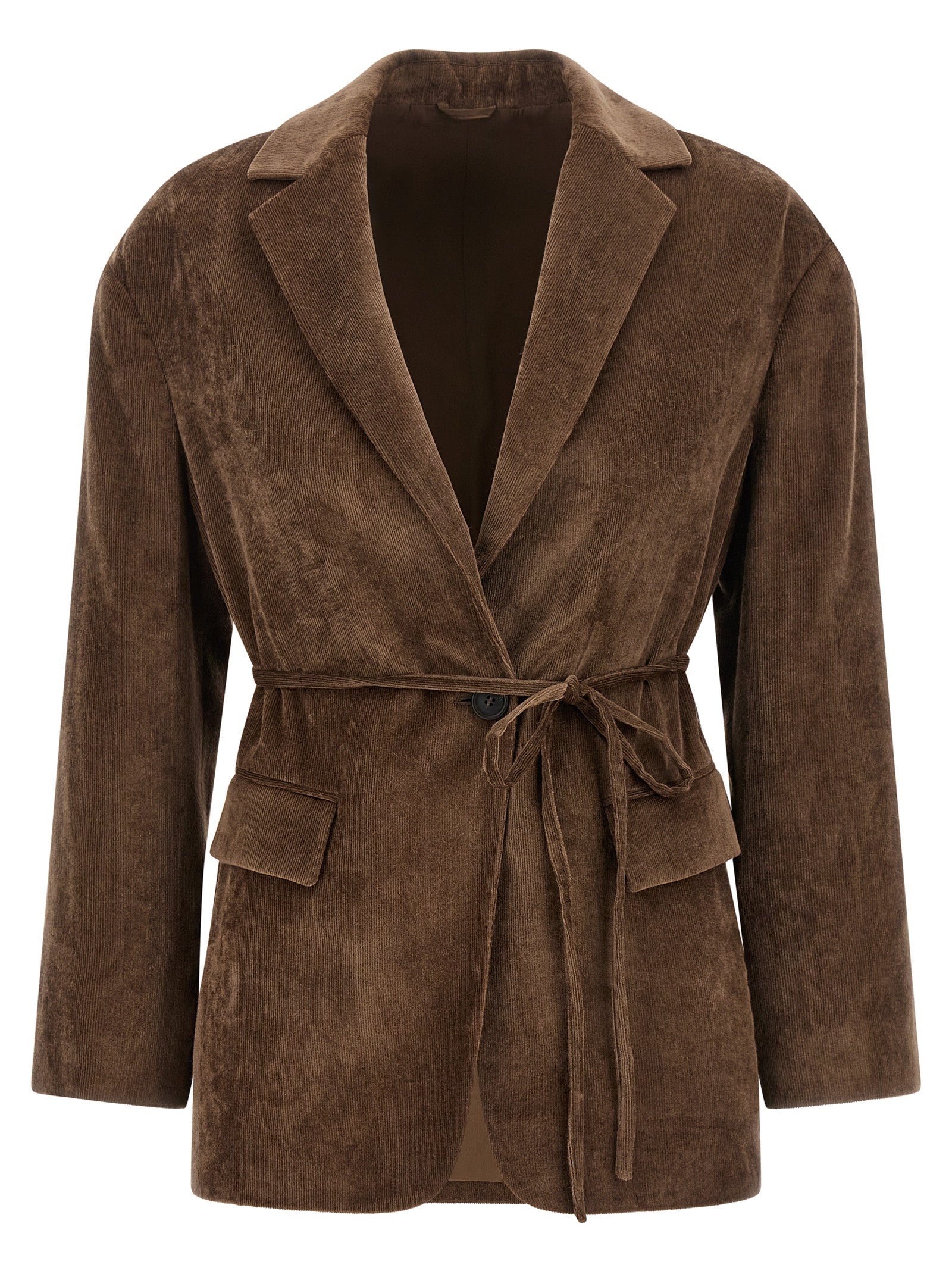 Brunello Cucinelli Brown Viscose Women's Blazer