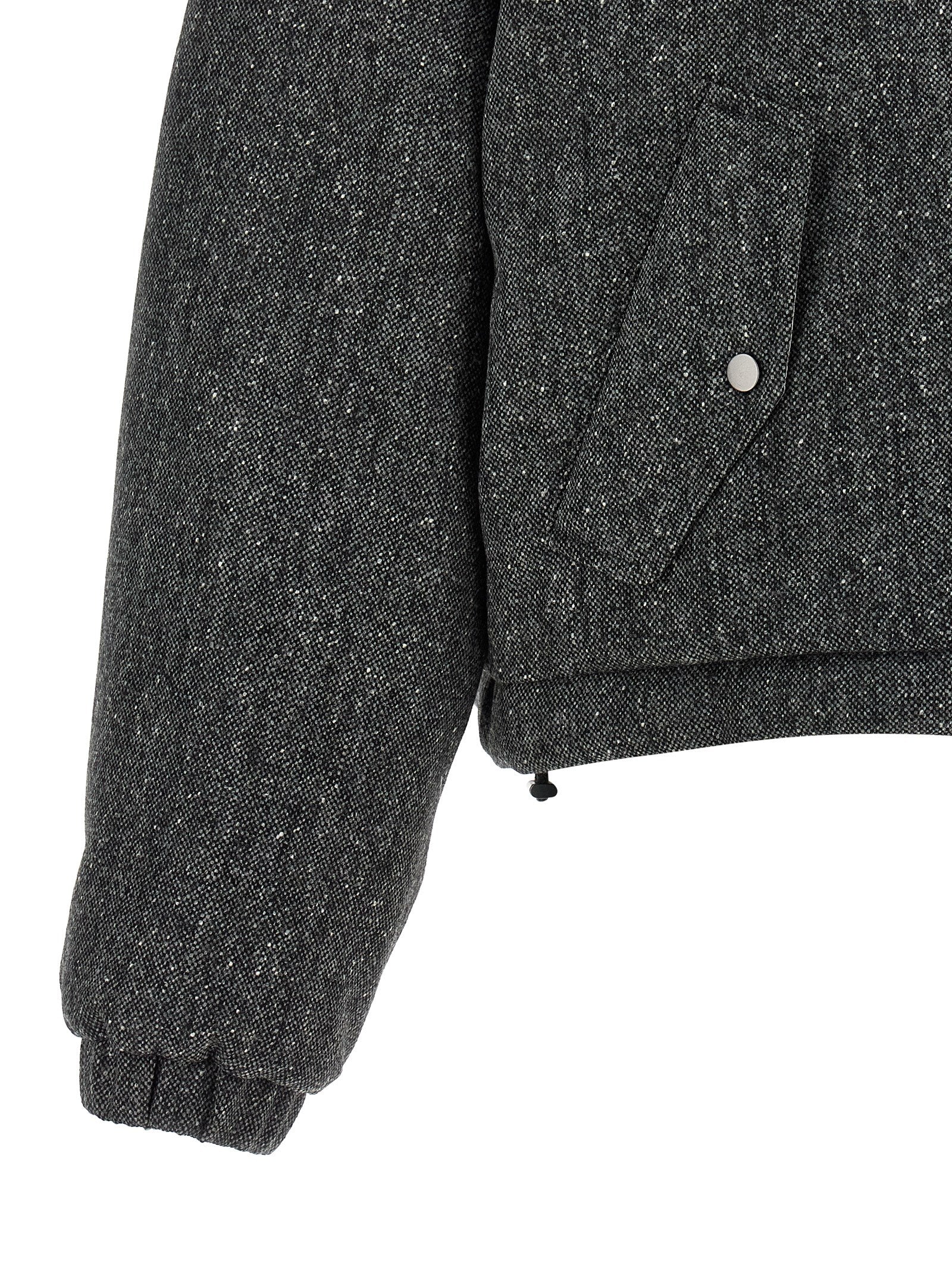 Brunello Cucinelli Gray Virgin Wool Women's Jacket