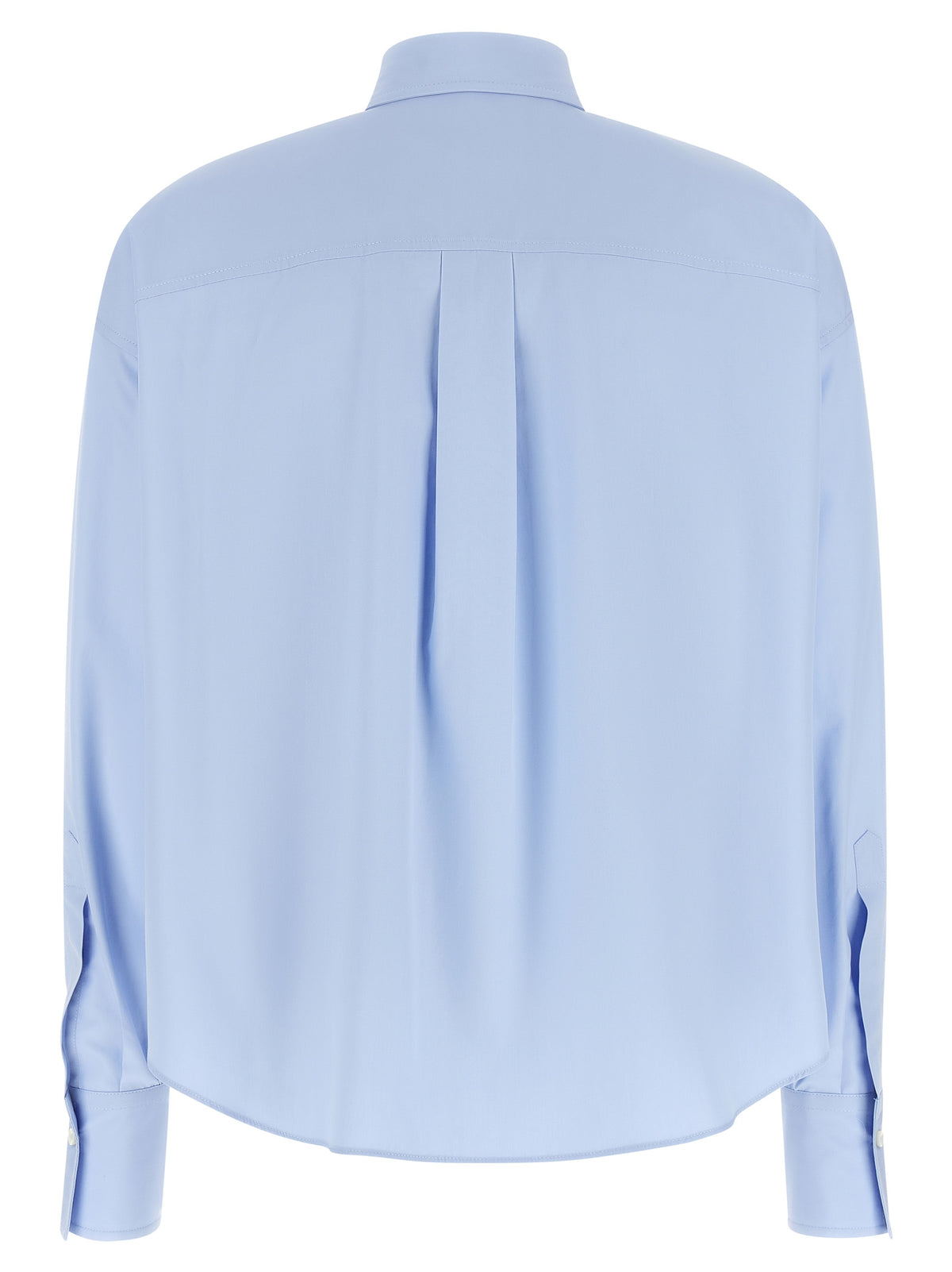 Brunello Cucinelli Blue Cotton Women's Blouse