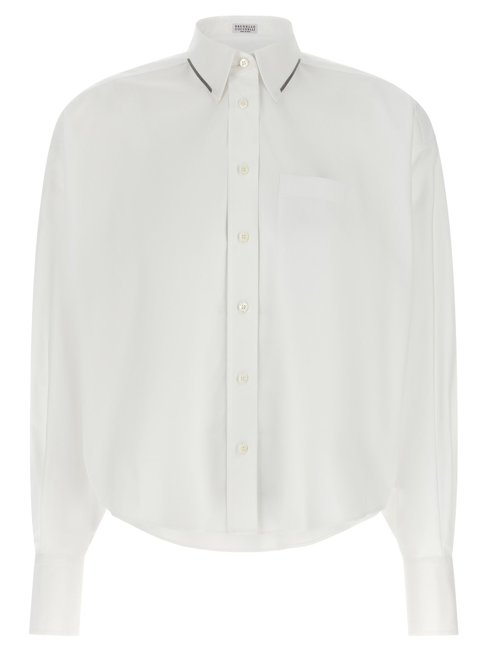 Brunello Cucinelli White Cotton Women's Blouse