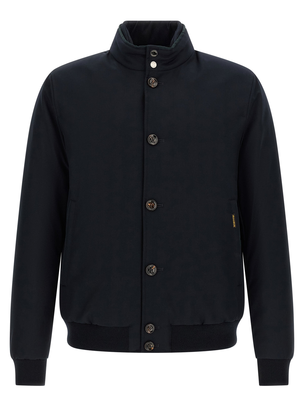 MooRER Blue Wool Men's Bomber