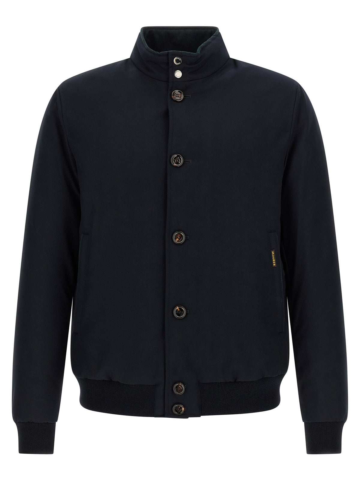 MooRER Blue Wool Men's Bomber