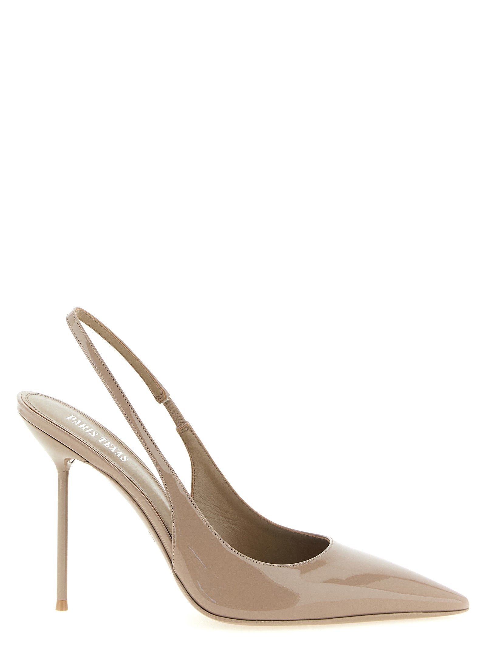 Paris Texas Beige Calfskin High Heel Women's Pumps