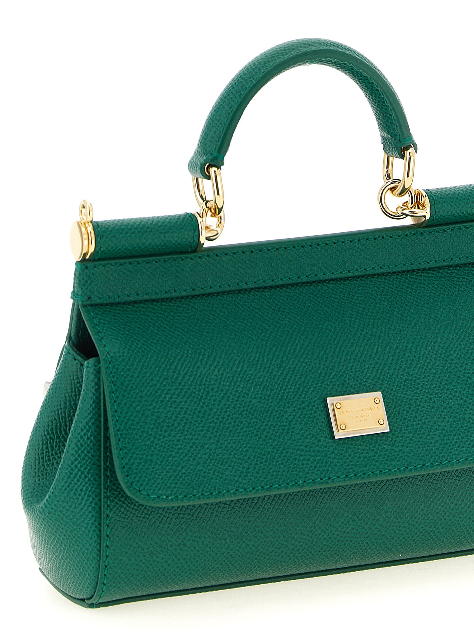 Dolce & Gabbana Bicolor Calfskin Women's Handbag
