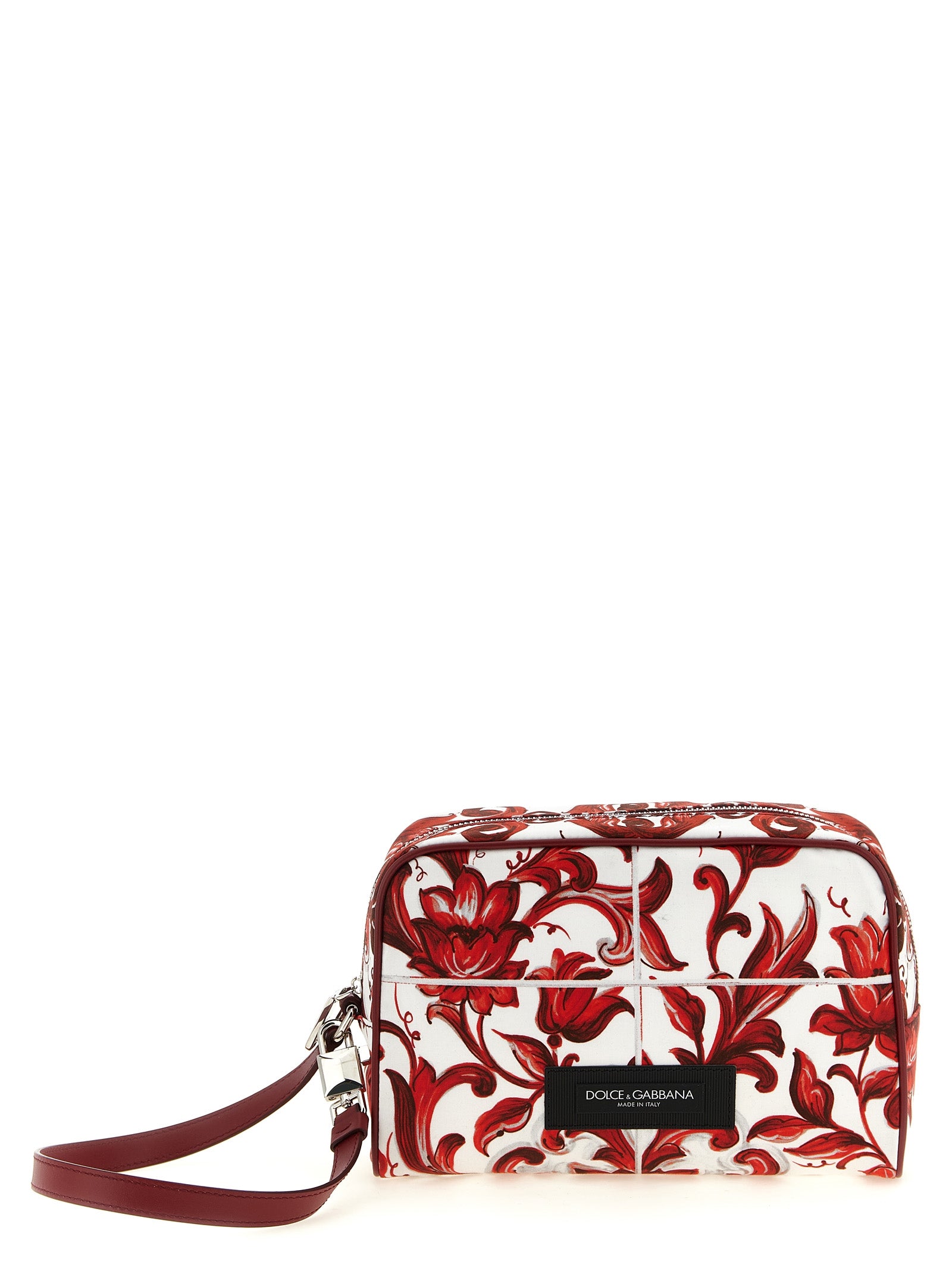 Dolce & Gabbana Red Calfskin Men's Handbag