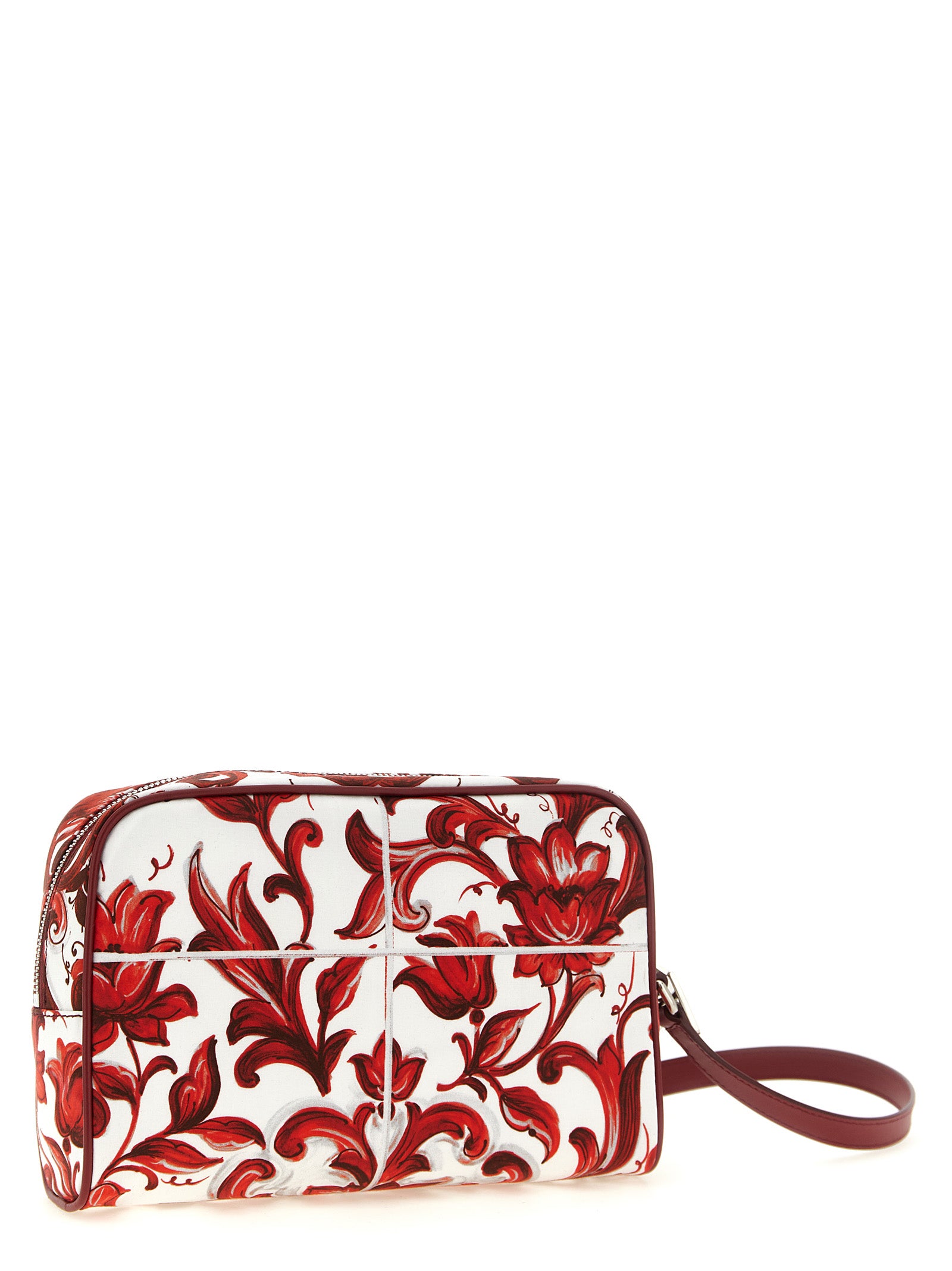 Dolce & Gabbana Red Calfskin Men's Handbag