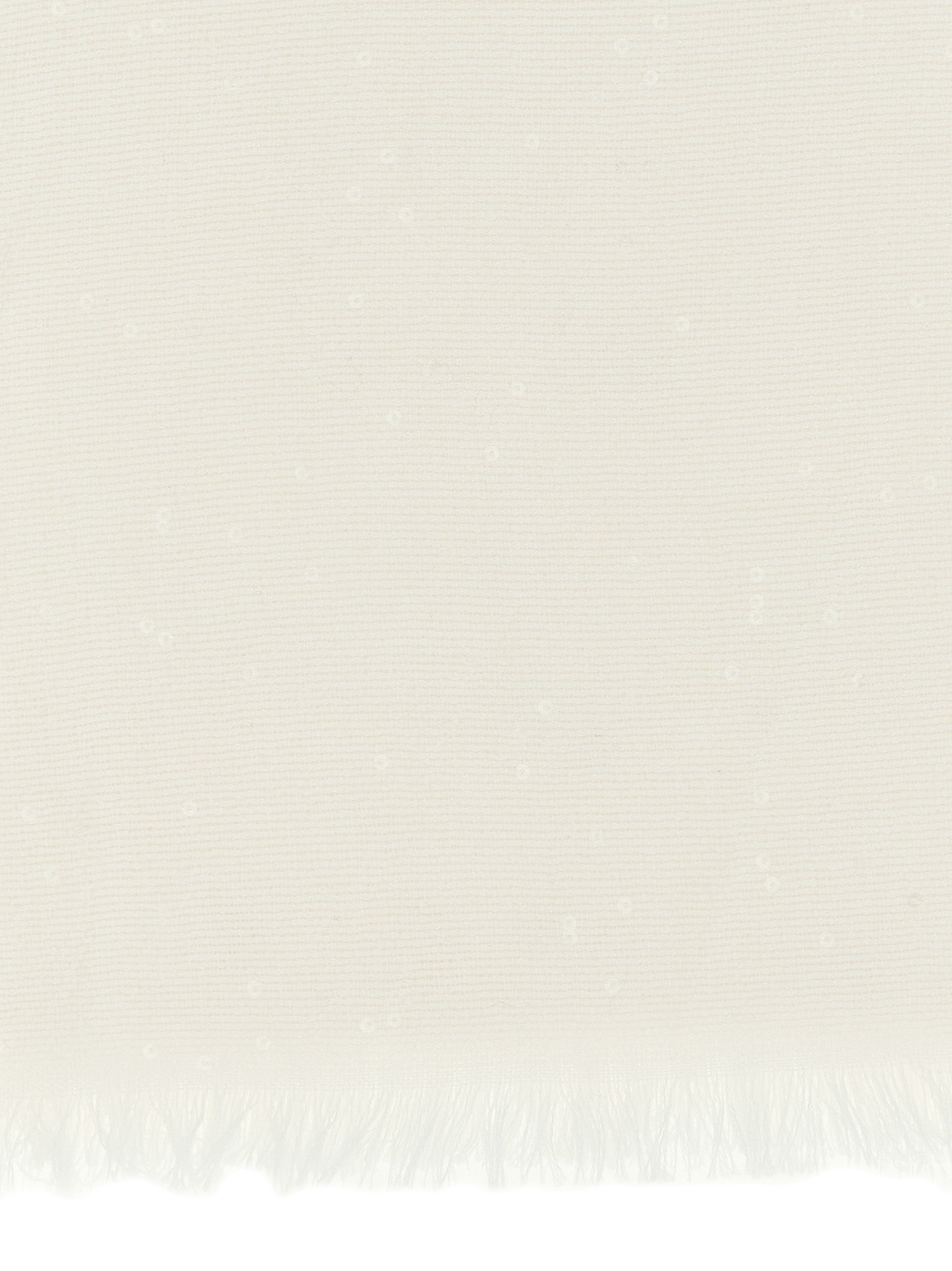 Brunello Cucinelli White Cashmere Women's Scarf