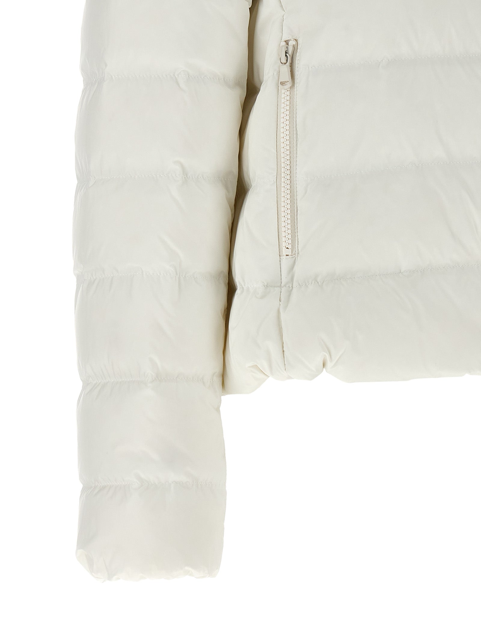 Brunello Cucinelli White Polyester Full-Length Women's Jacket