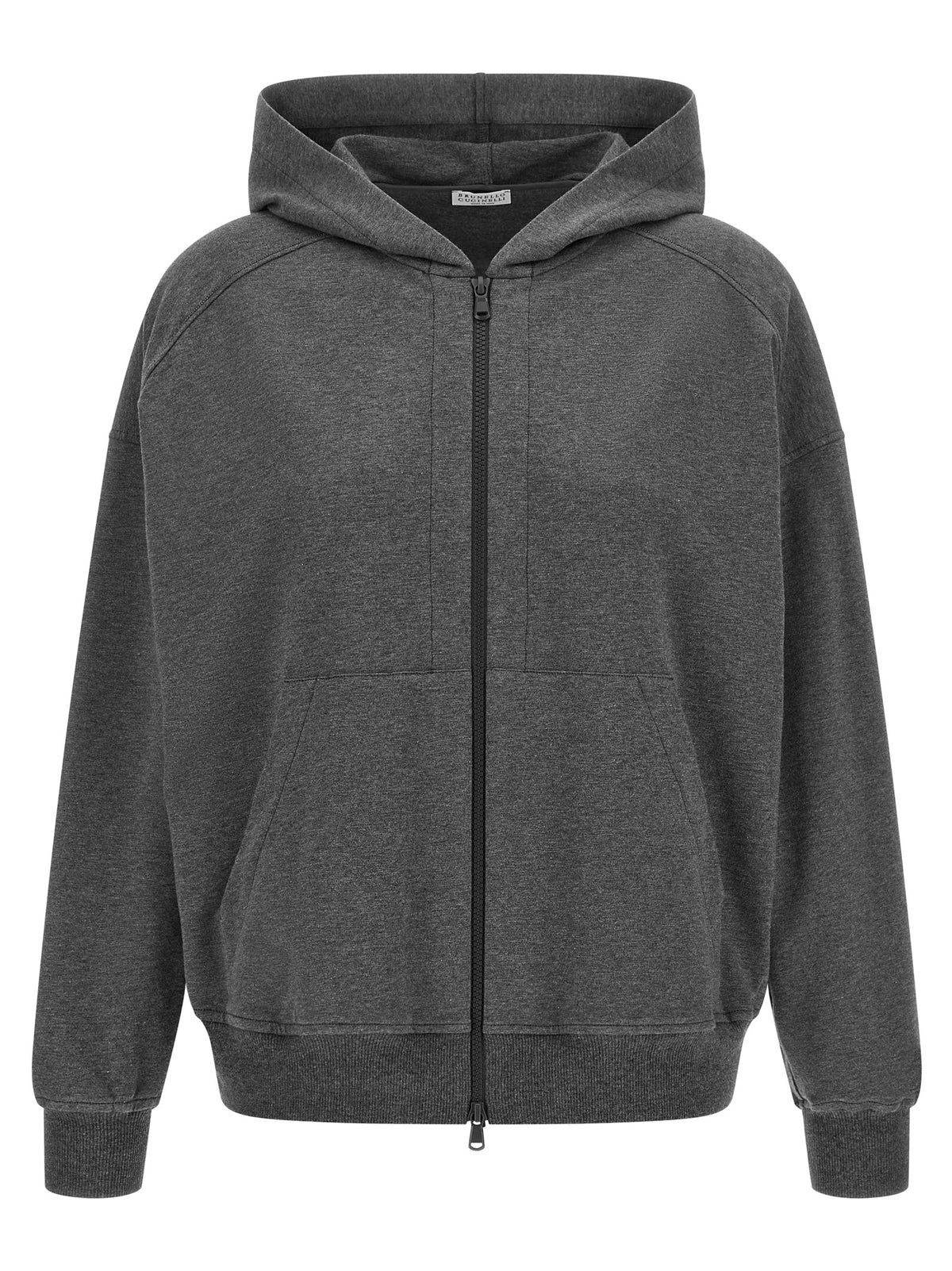 Brunello Cucinelli Gray Cotton Women's Sweatshirt