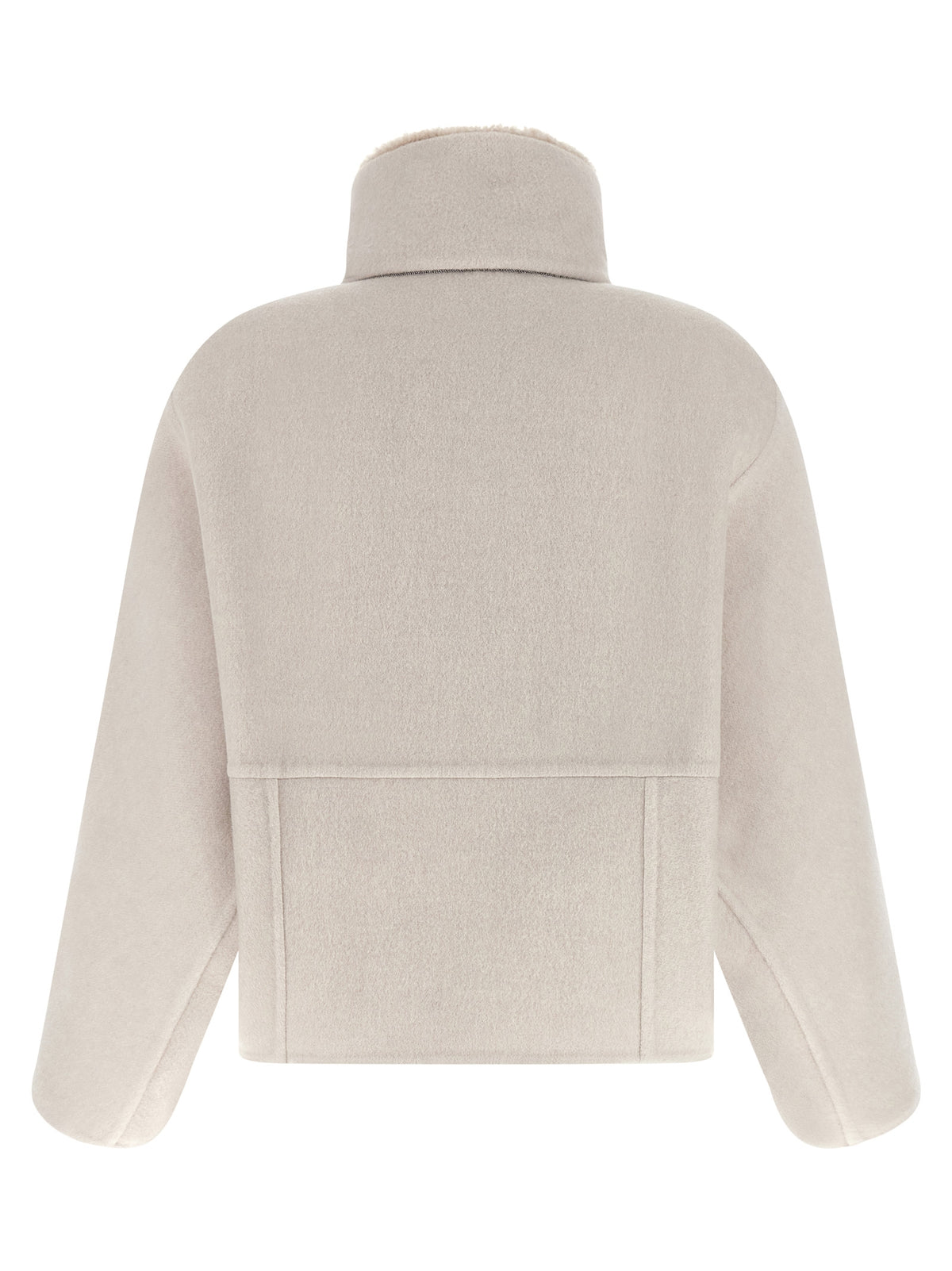 Brunello Cucinelli Gray Virgin Wool Women's Coat