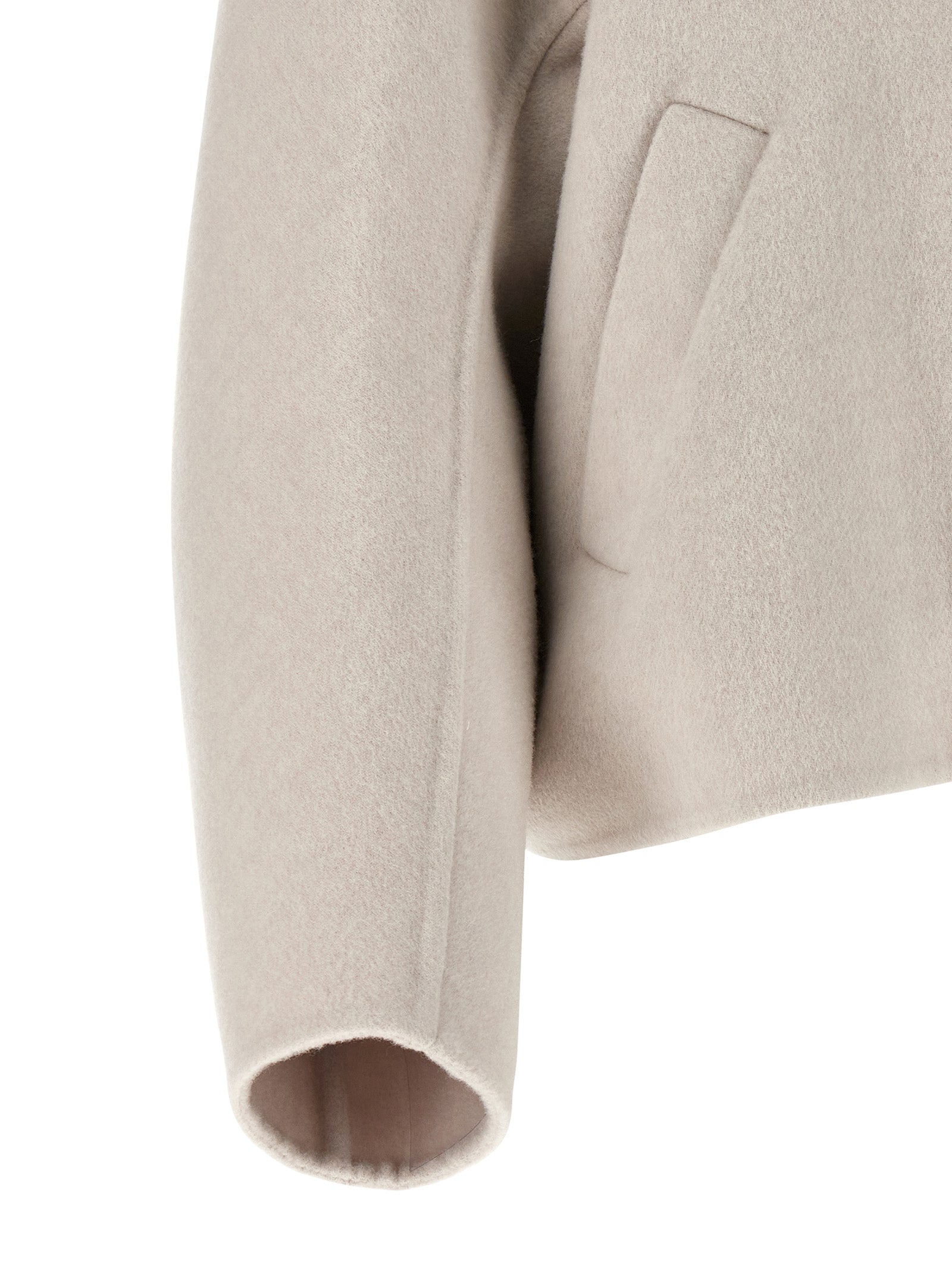 Brunello Cucinelli Gray Virgin Wool Women's Coat