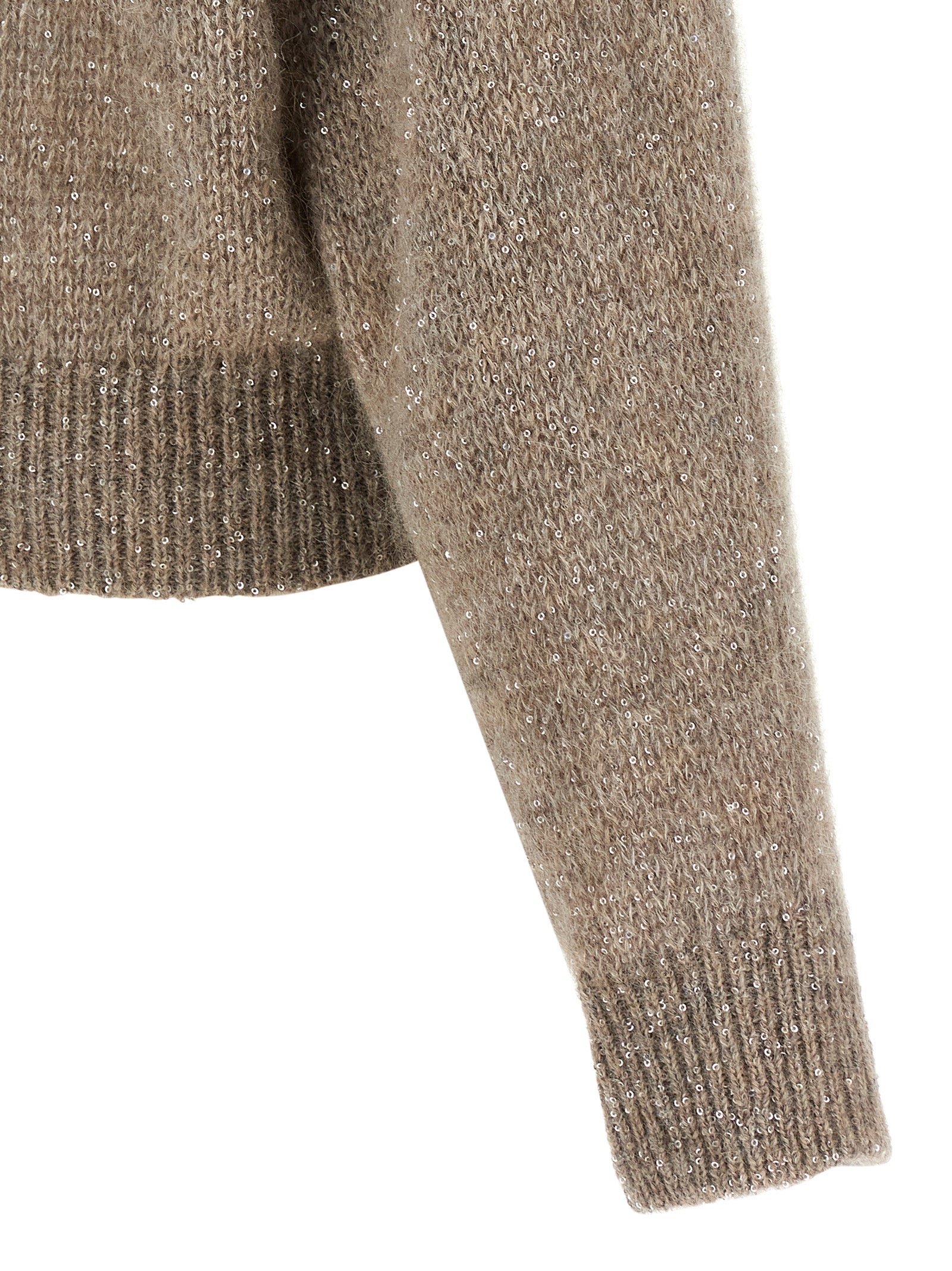 Brunello Cucinelli Beige Polyamide Women's Cardigan
