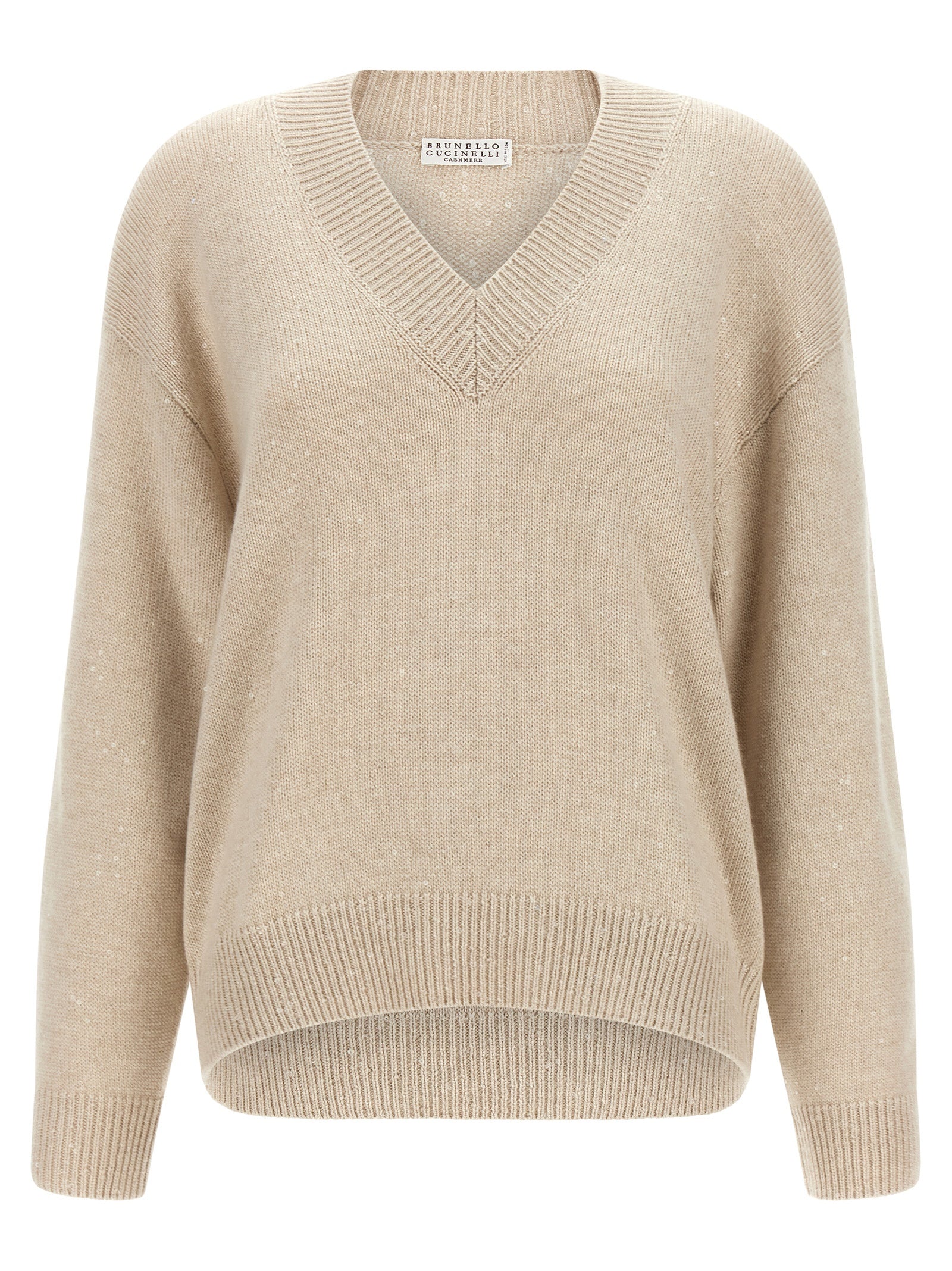 Brunello Cucinelli Beige Cashmere Women's Cardigan
