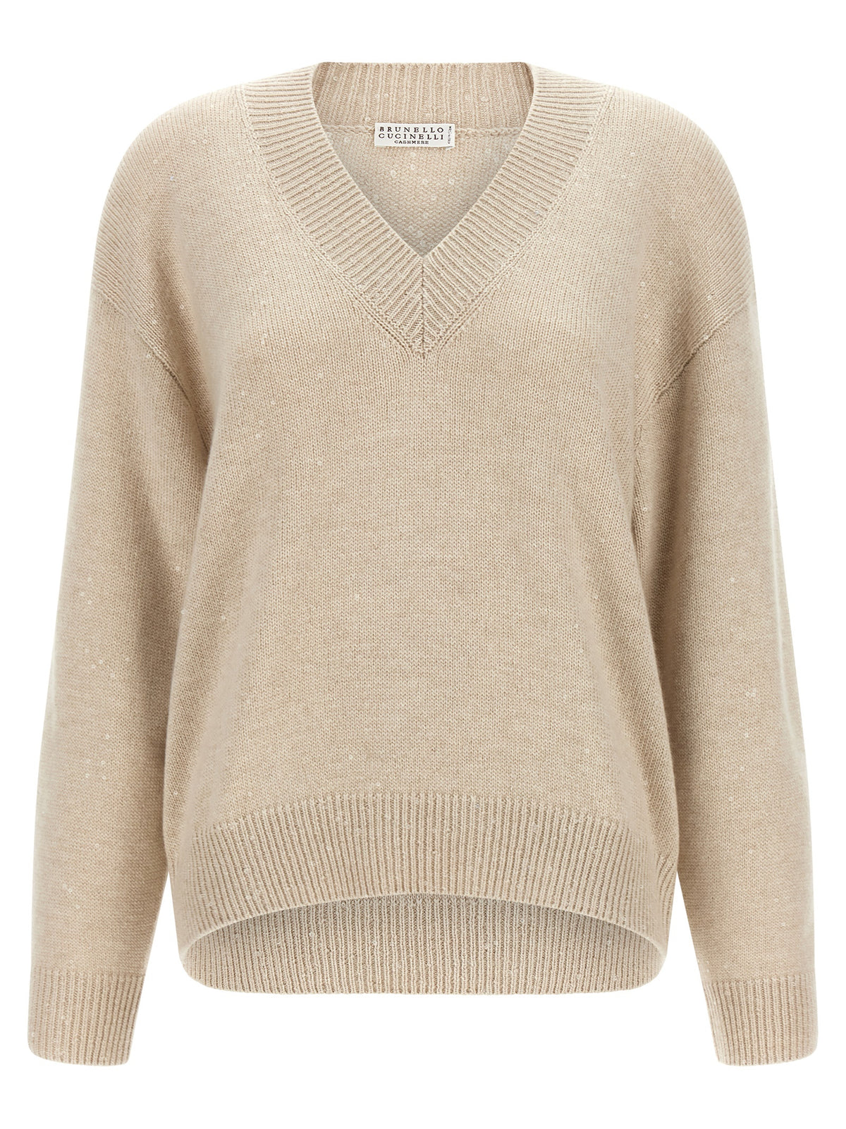 Brunello Cucinelli Beige Cashmere Women's Cardigan